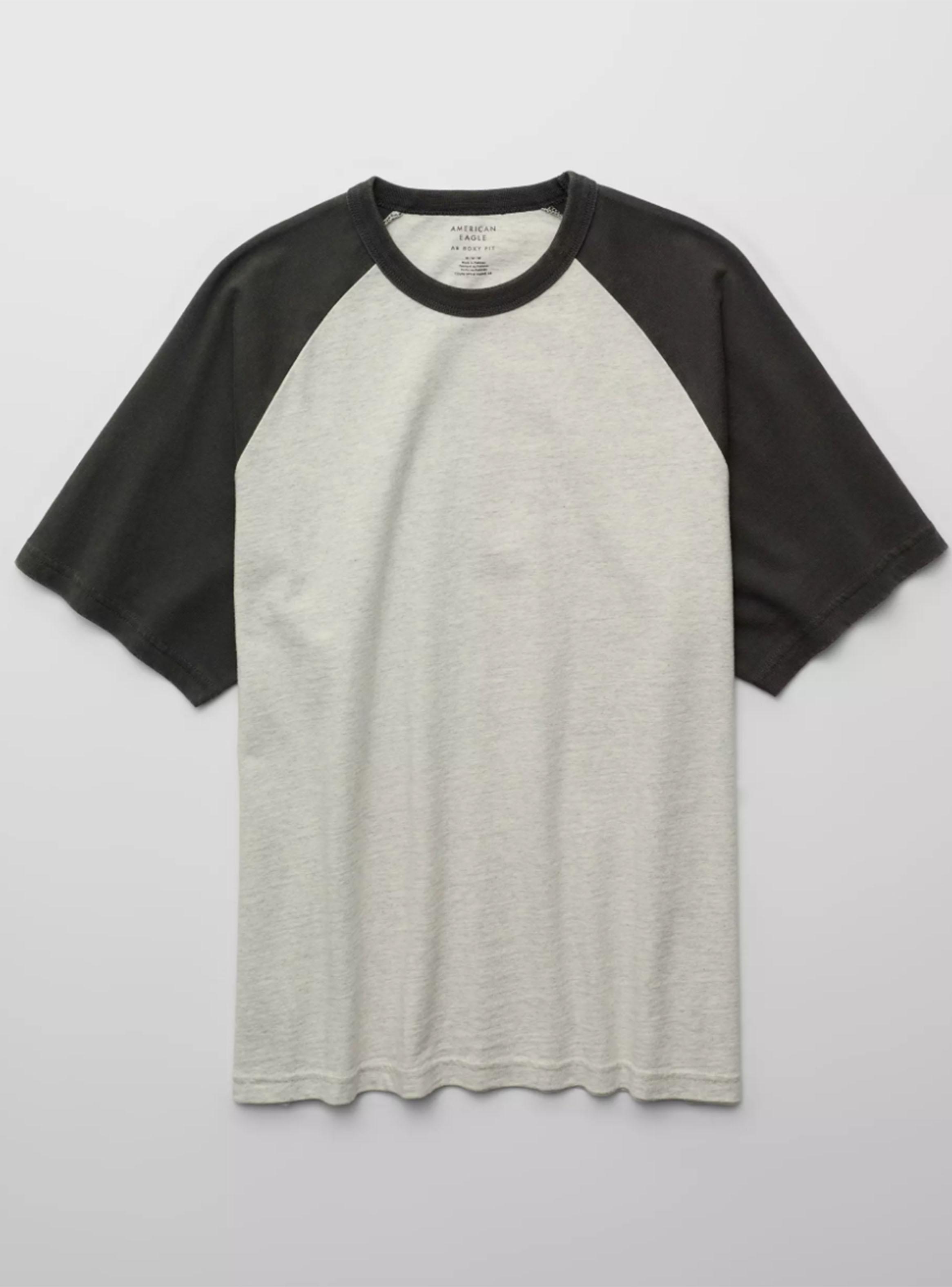Polera AE Cuello Redondo Mangas de Color-2