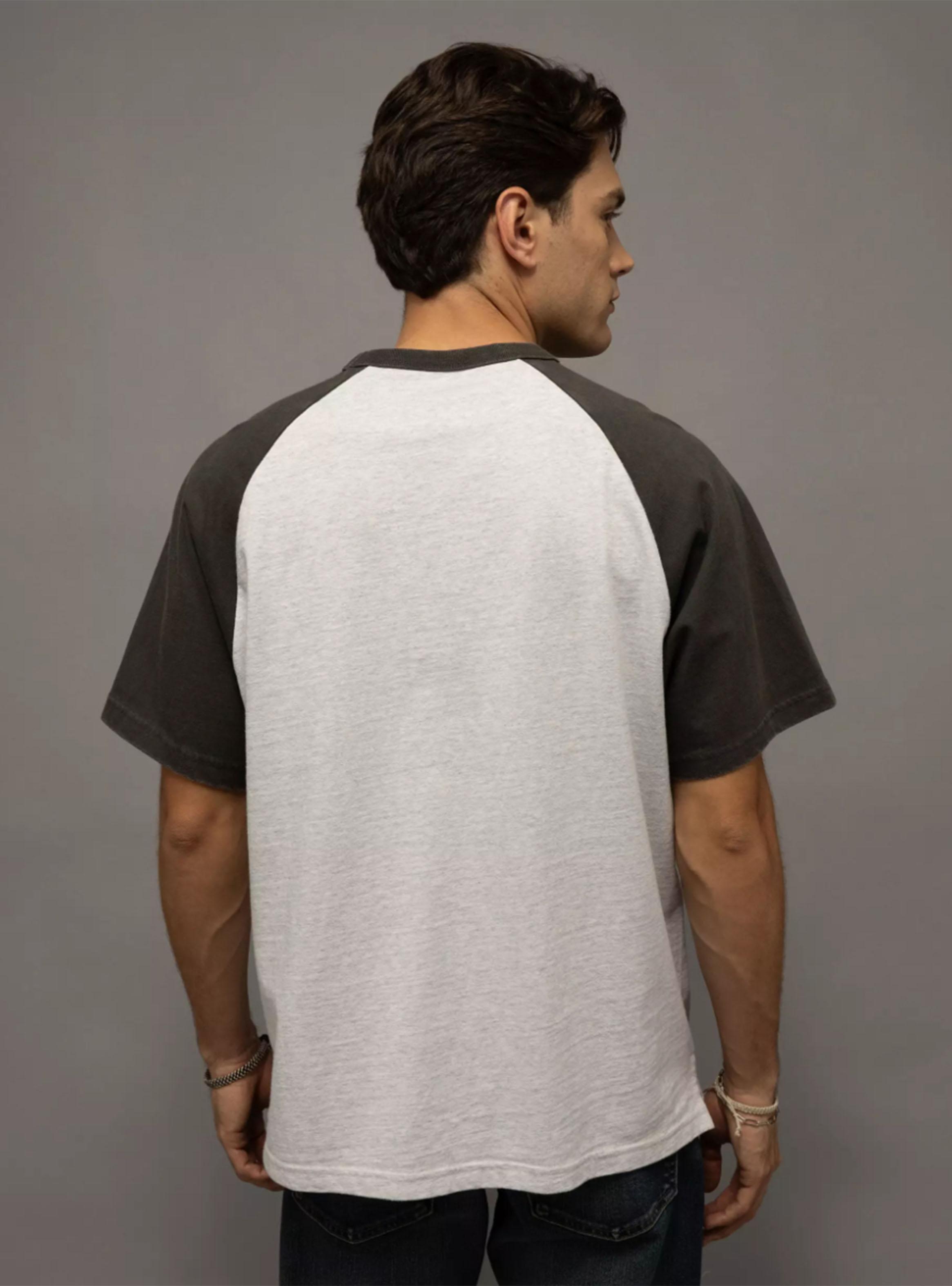 Polera AE Cuello Redondo Mangas de Color-1