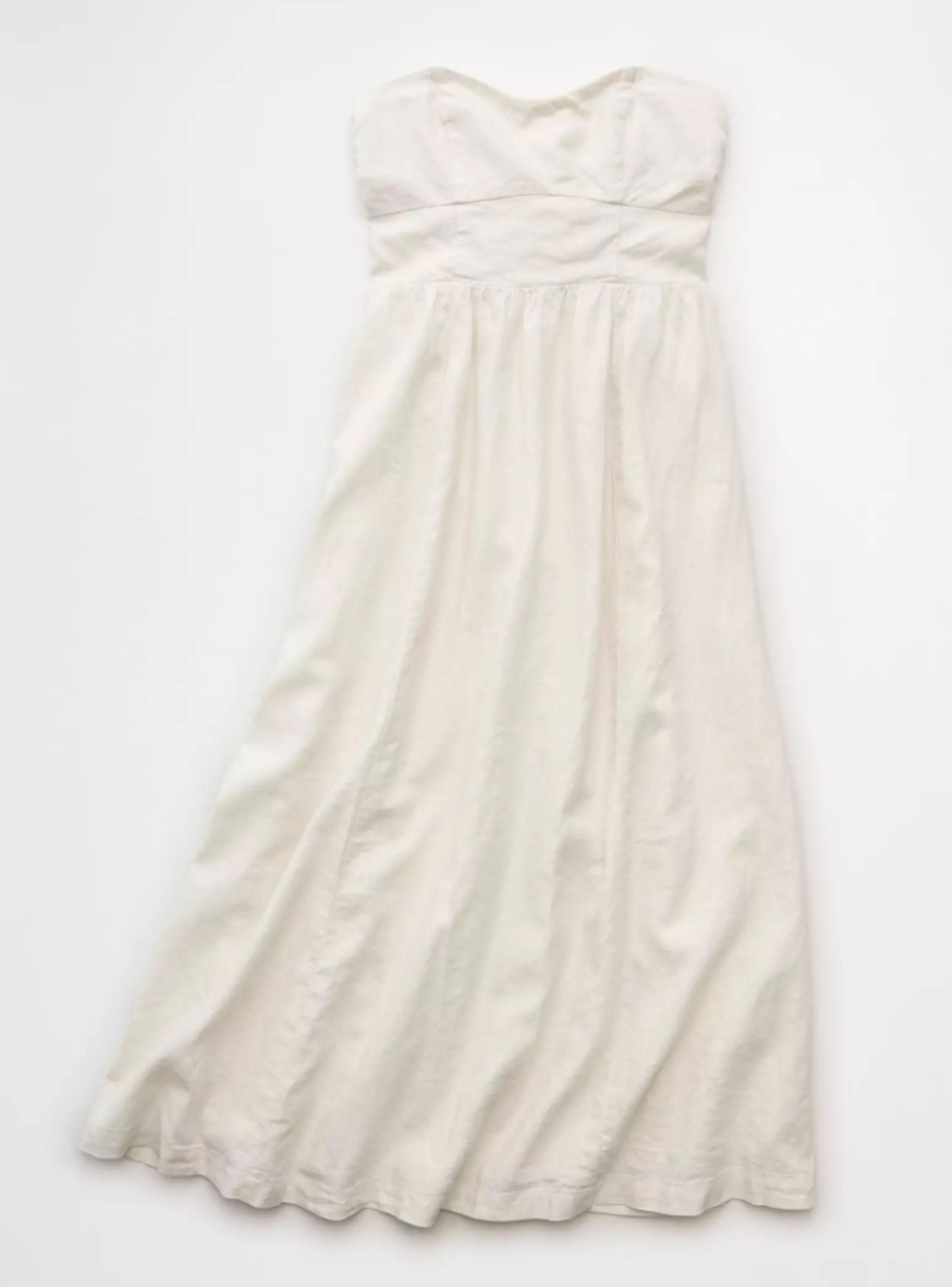 Vestido Ae Corset Strapless Midi-2