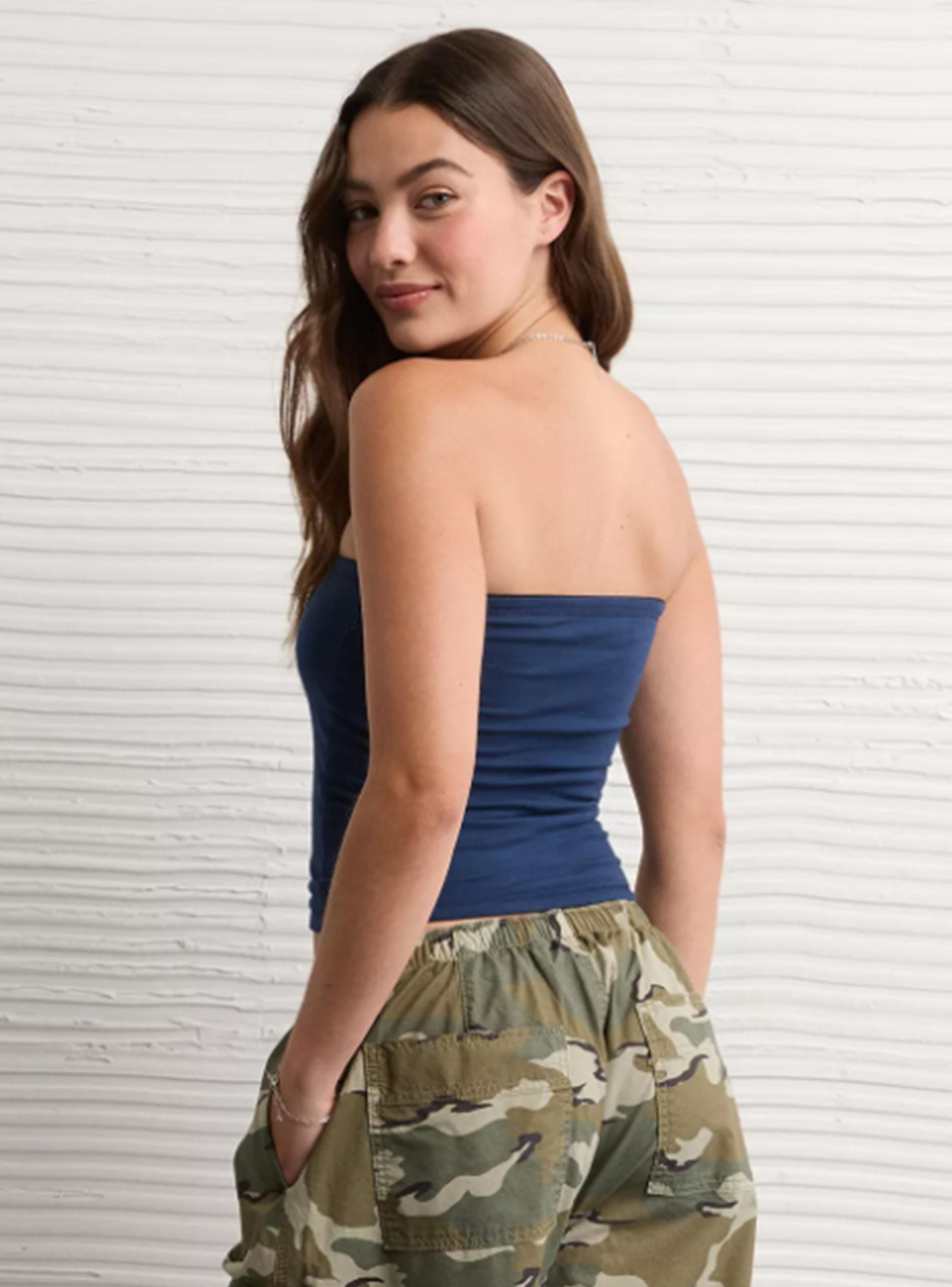 Top Ae Strapless Liso-1