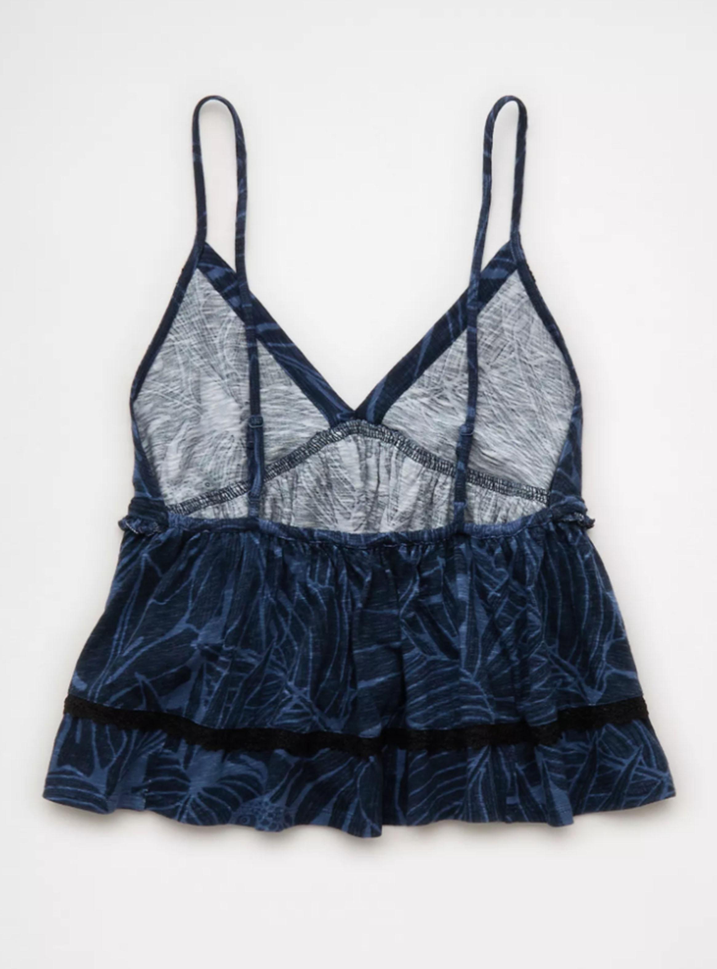 Top Tirantes Ae Jeans Floreado-4