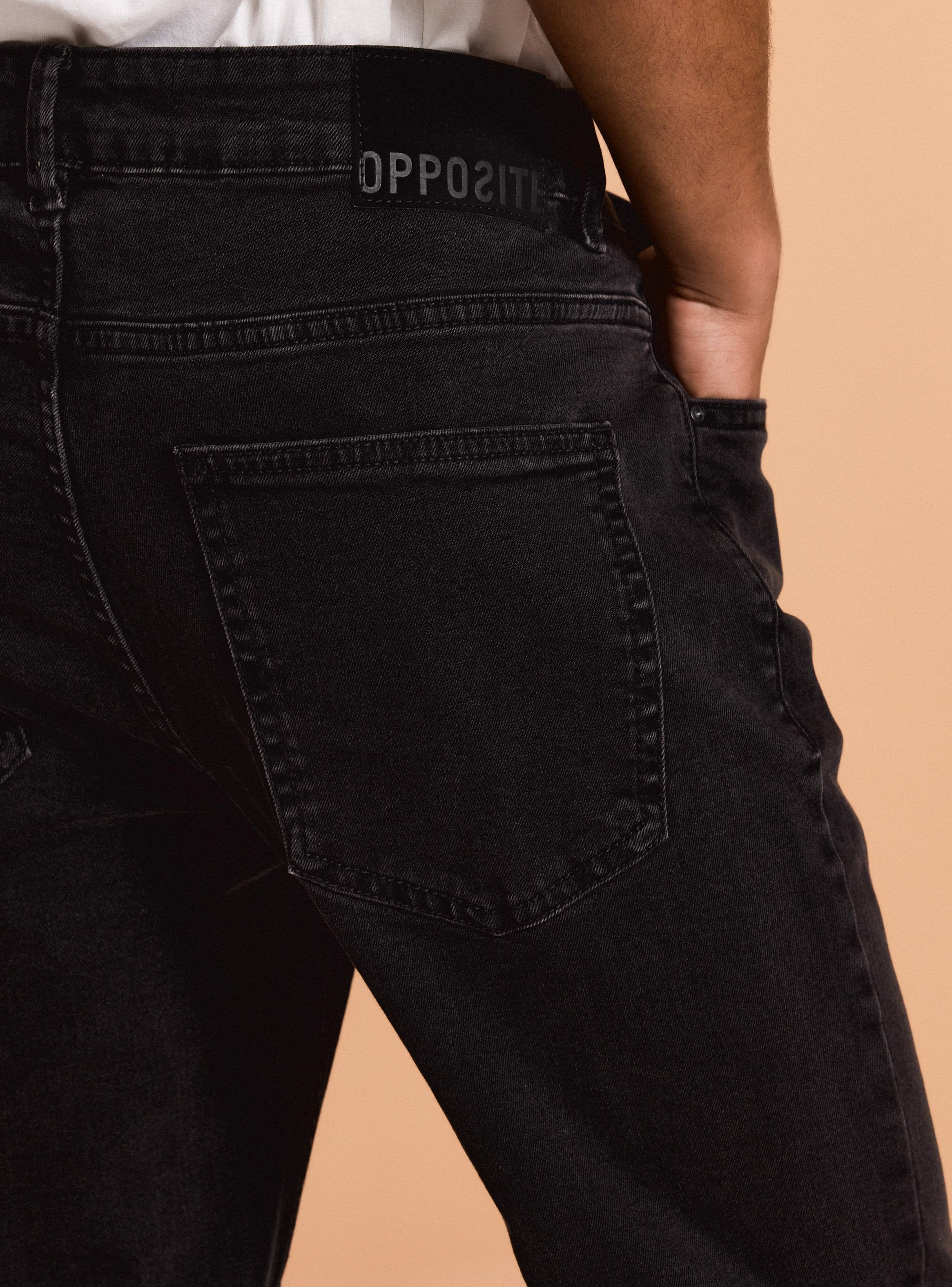 Jeans Básico Sin Lavado-3