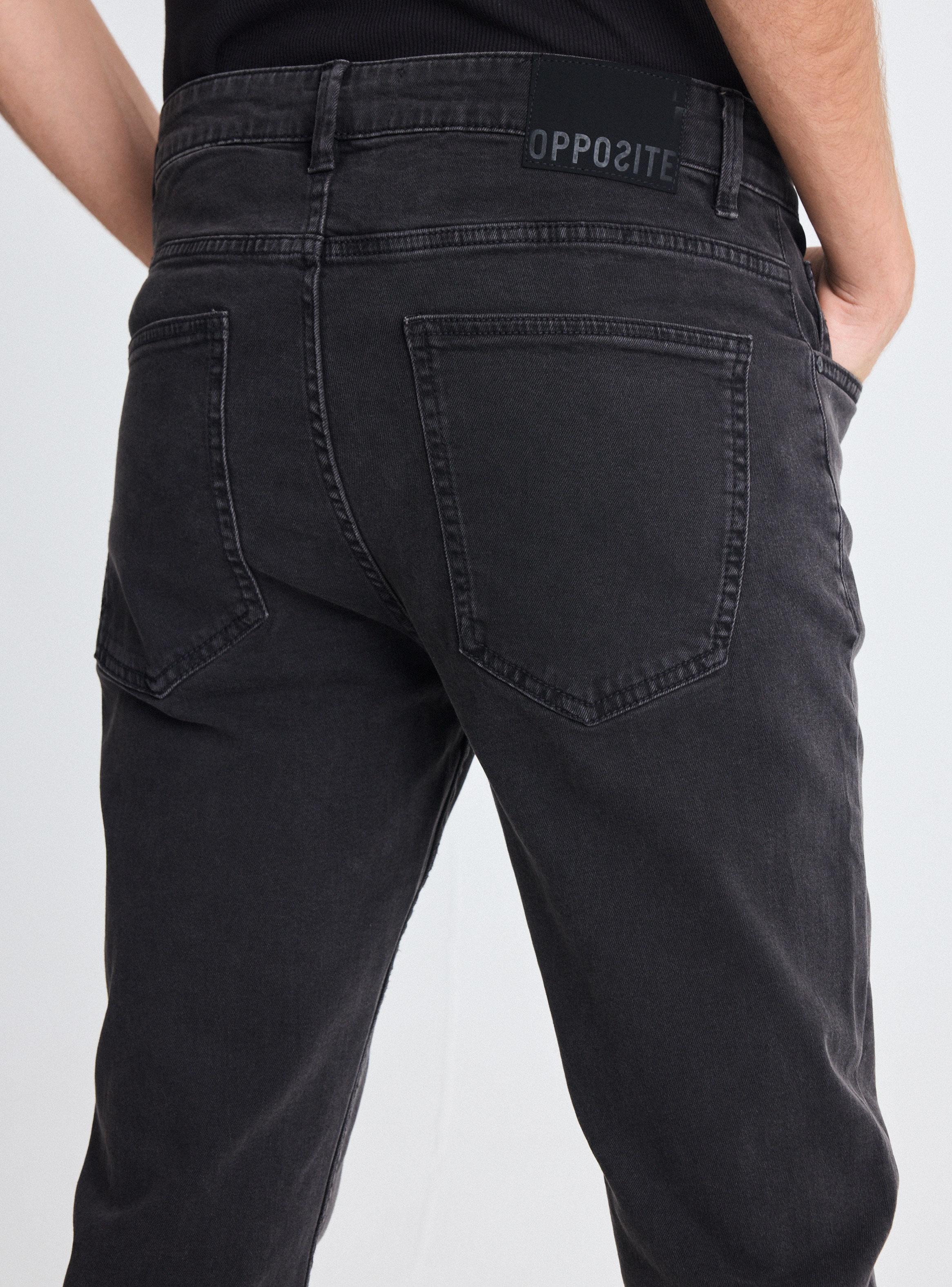 Jeans Básico Sin Lavado-3