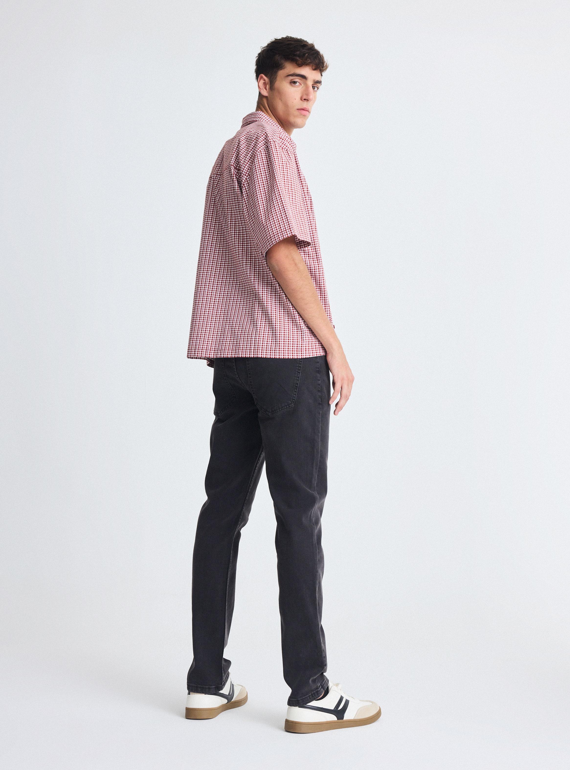 Jeans Básico Sin Lavado-5