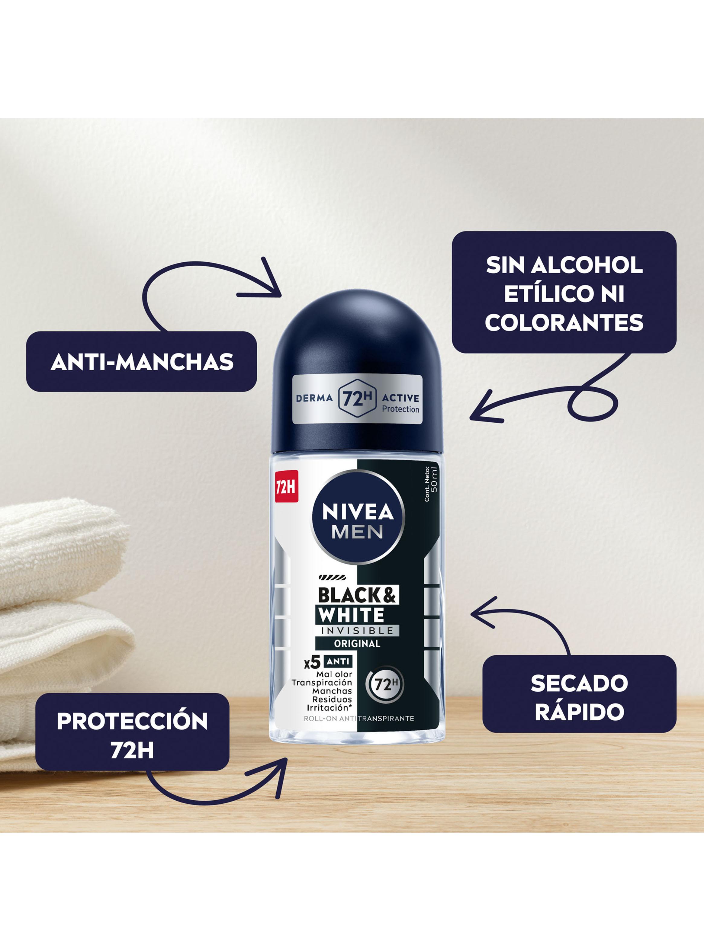 Desodorante Roll On Black & White 50ml-2