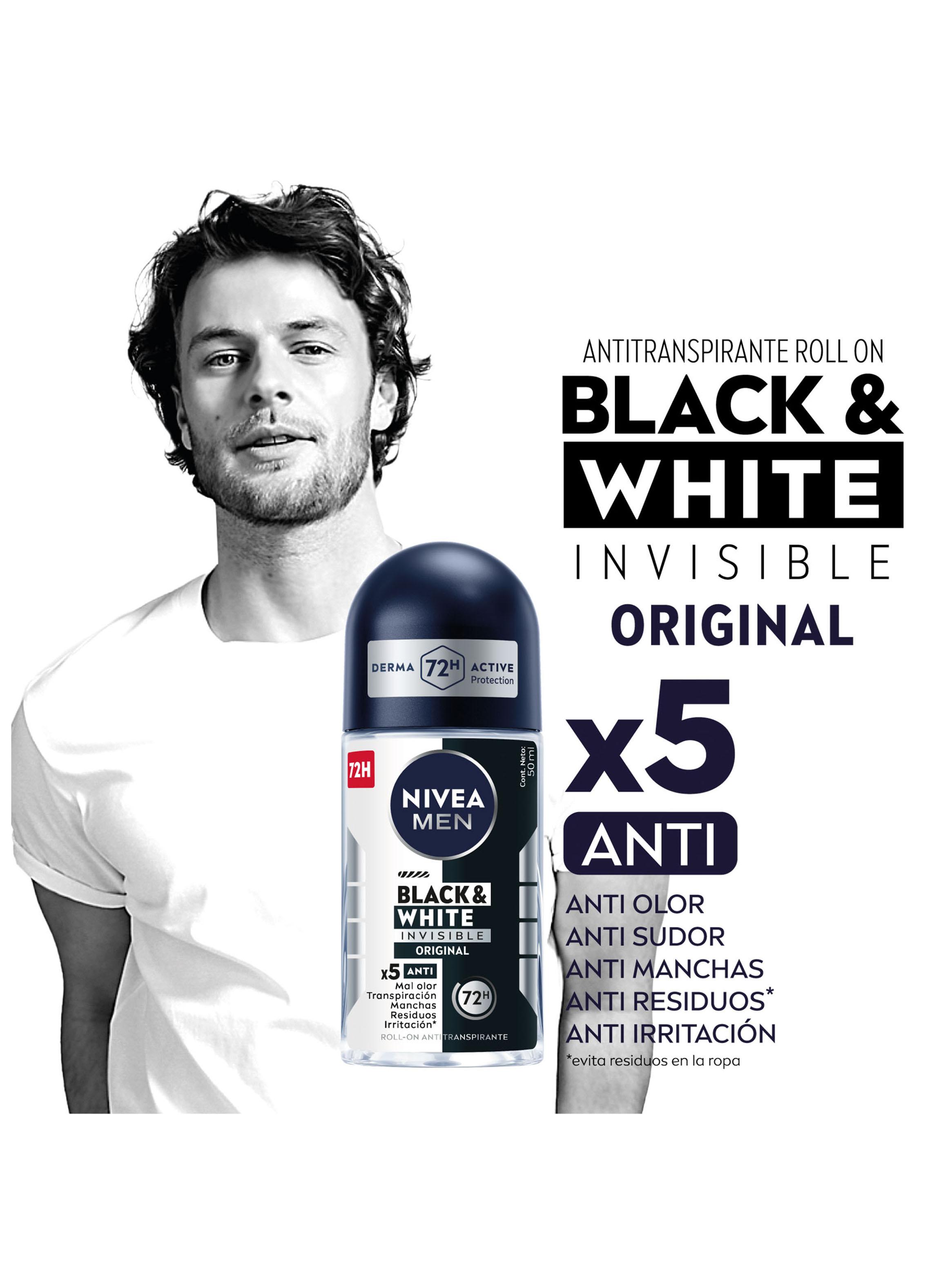 Desodorante Roll On Black & White 50ml-3