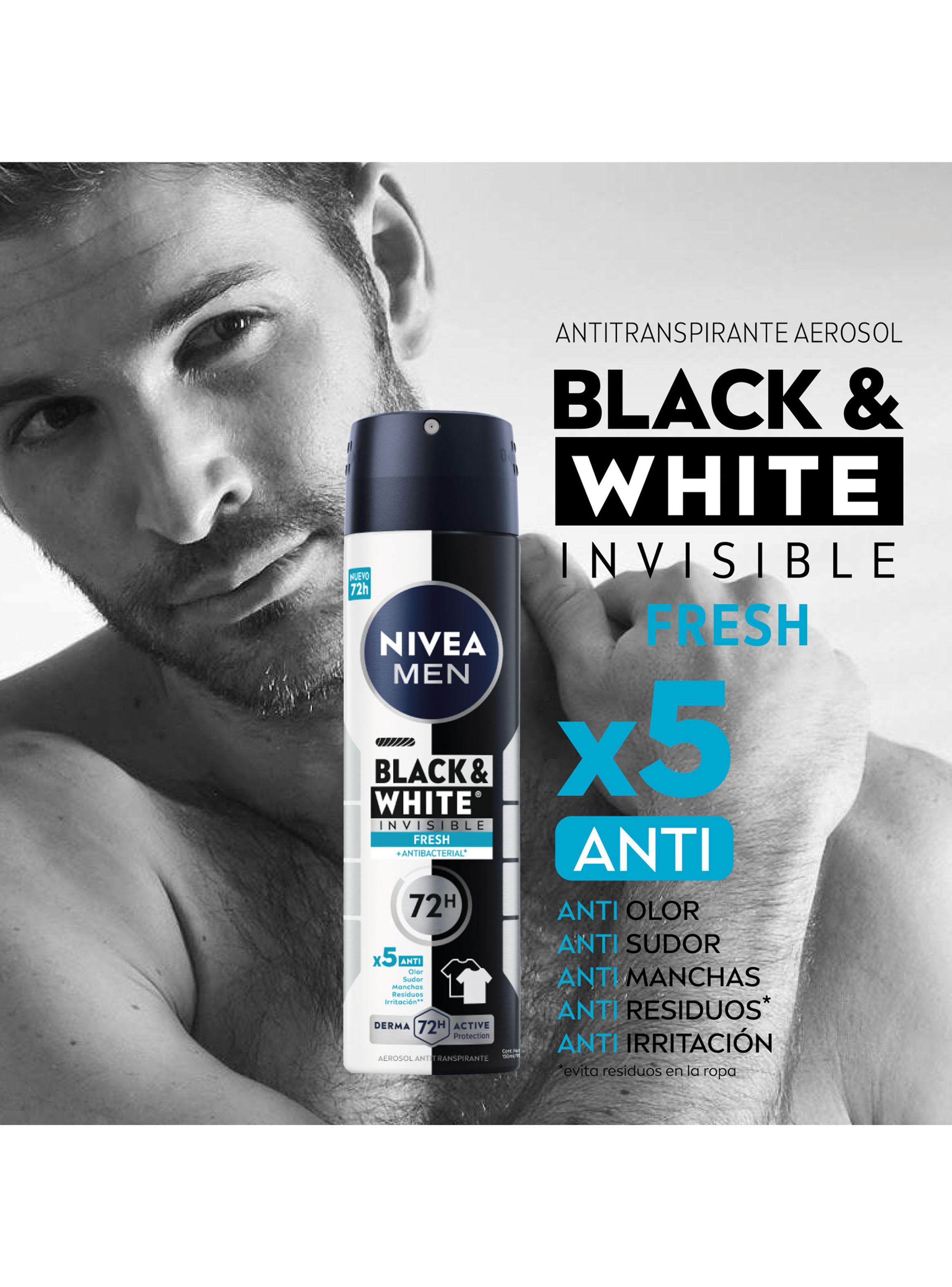 Desodorante Spray Black & White Fresh 150ml-3