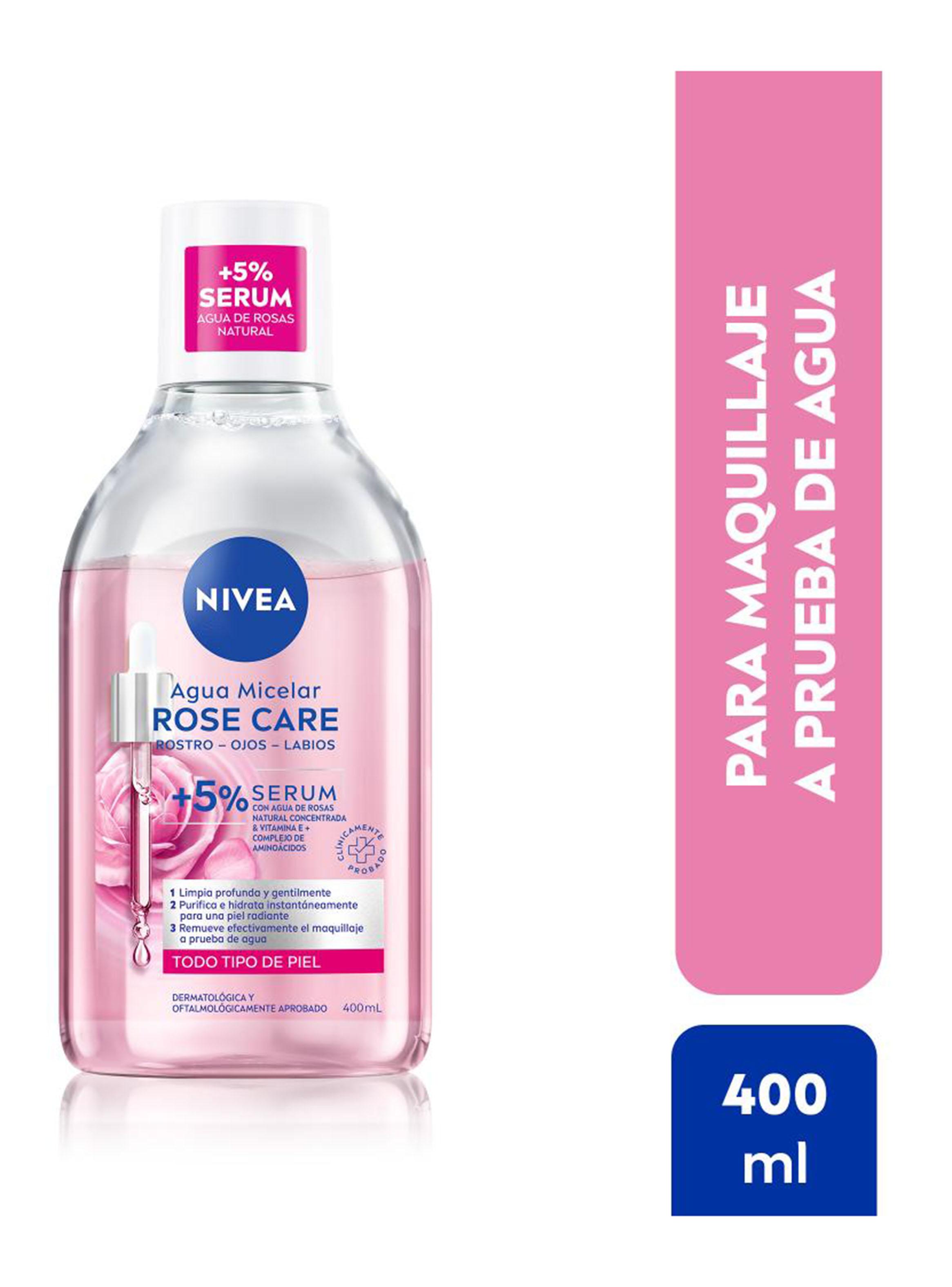 Agua Micelar Facial Rose Care Limpieza Suave 400ml-1
