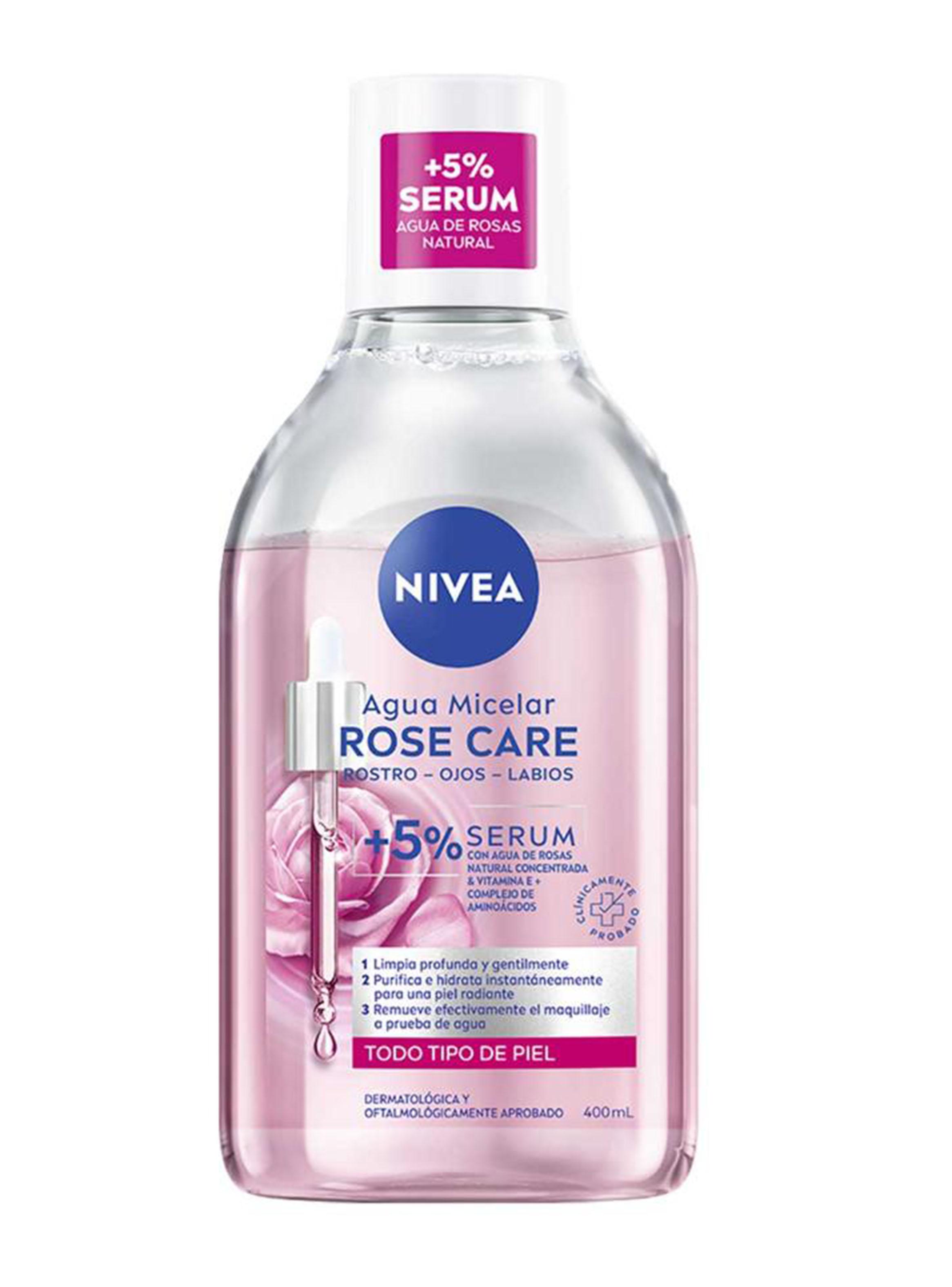 Agua Micelar Facial Rose Care Limpieza Suave 400ml-0