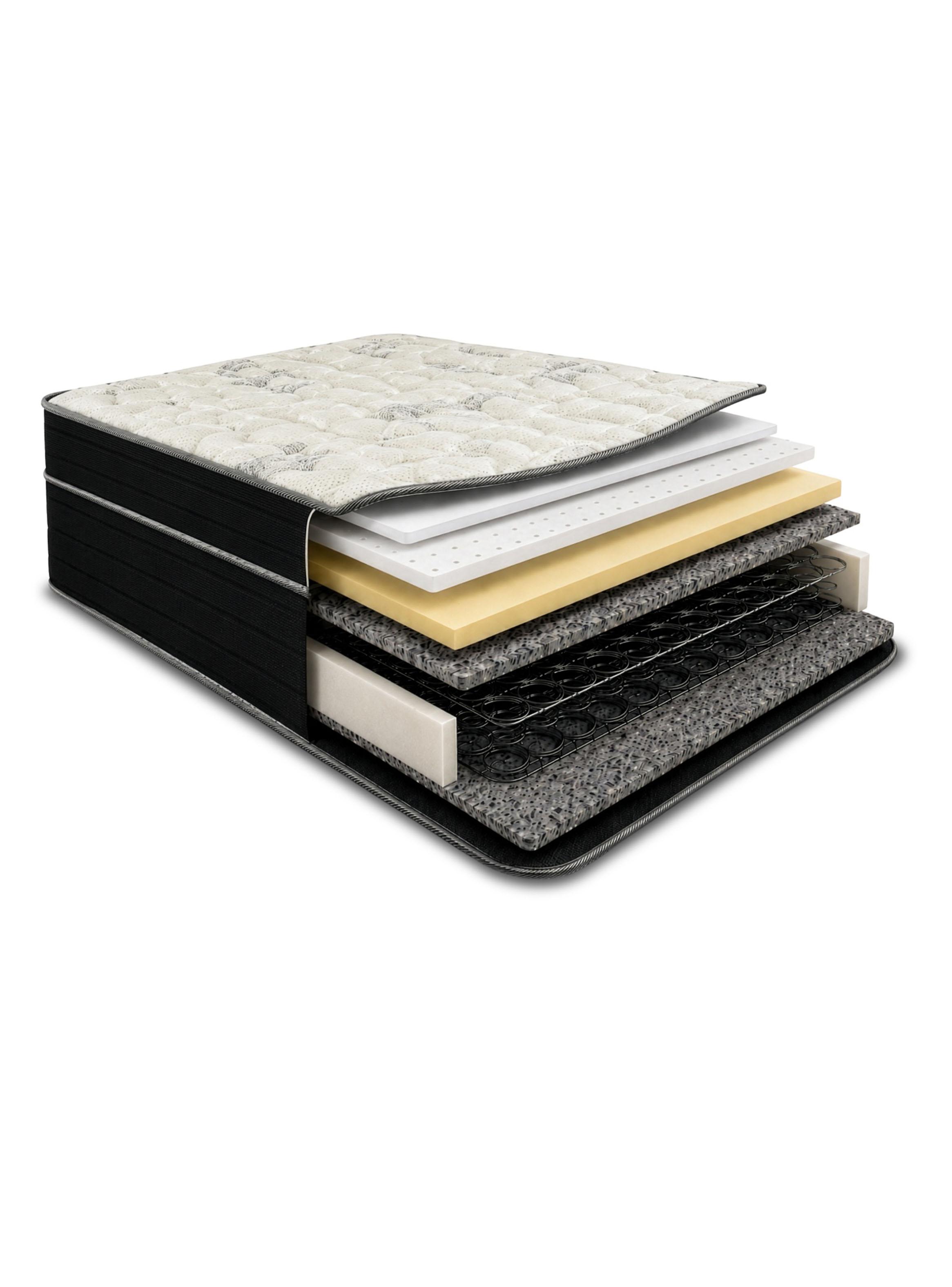 Cama Europea Seven Pro 1.5 Plazasaza + Respaldo Royal + Velador Rock-2