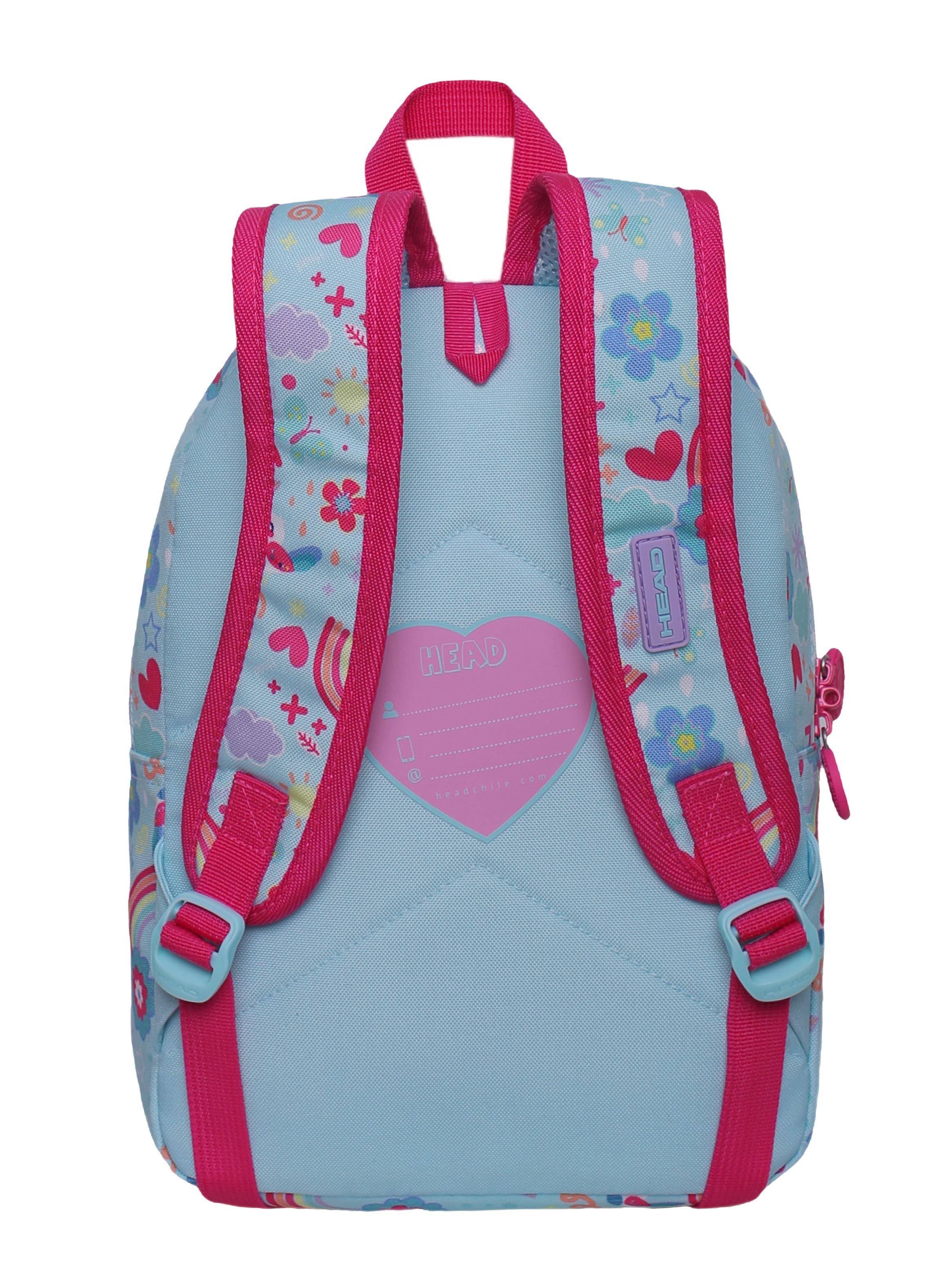 Mochila para Niños Pop Cat Rainbow Menta-1