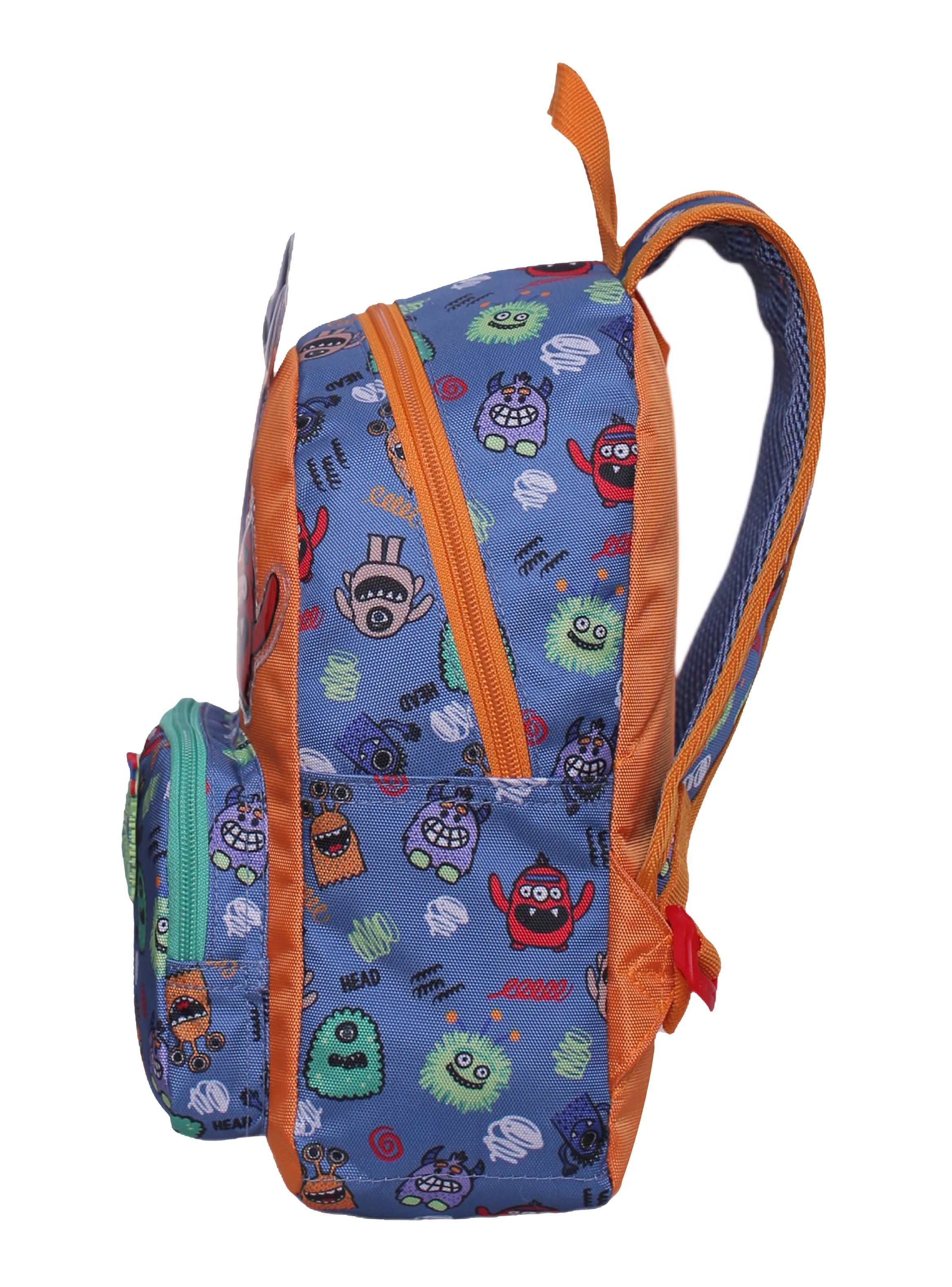 Mochila para Niños Pop Monster Azul-3