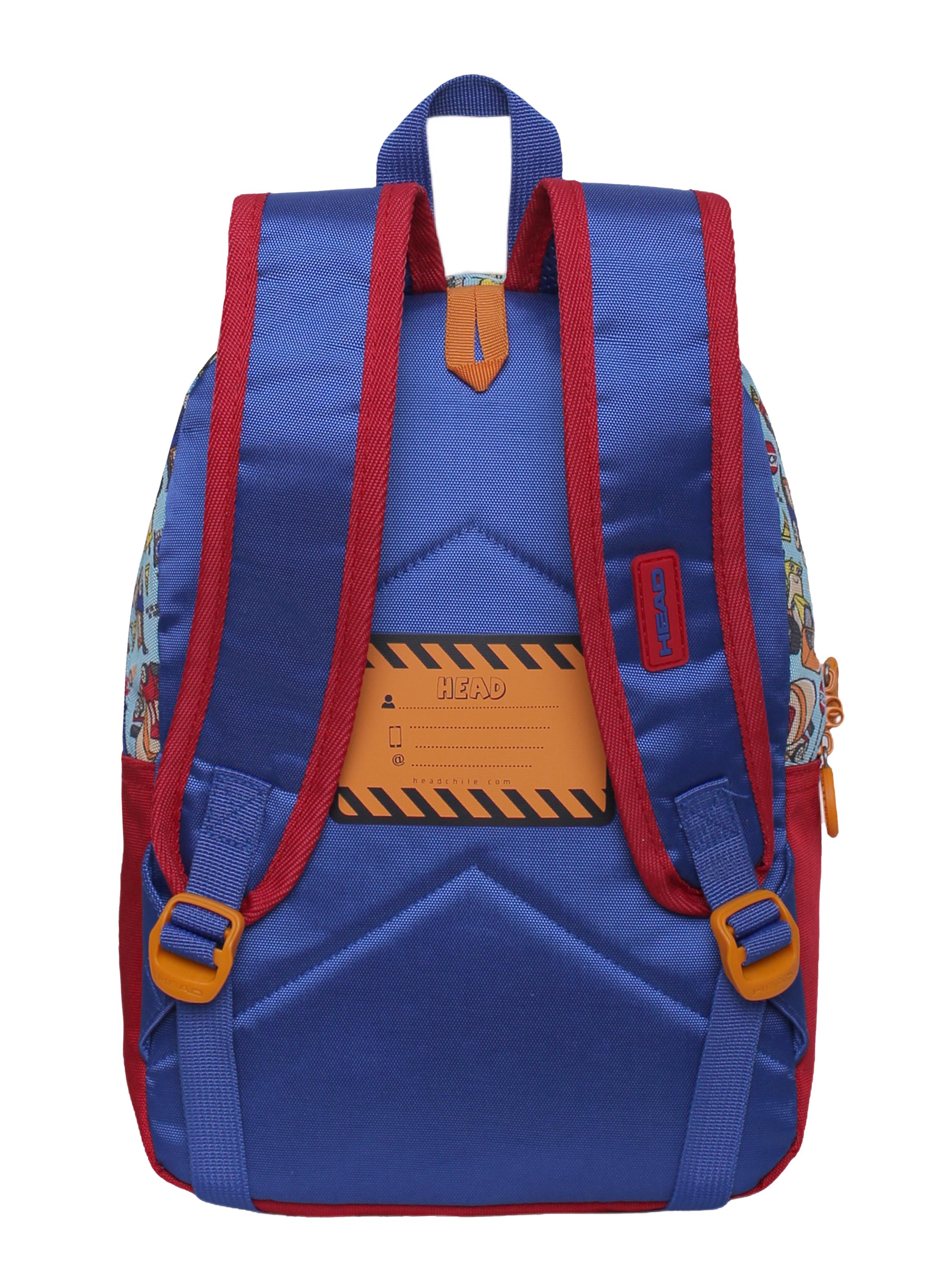 Mochila para Niños Pop Trucks Celeste-1