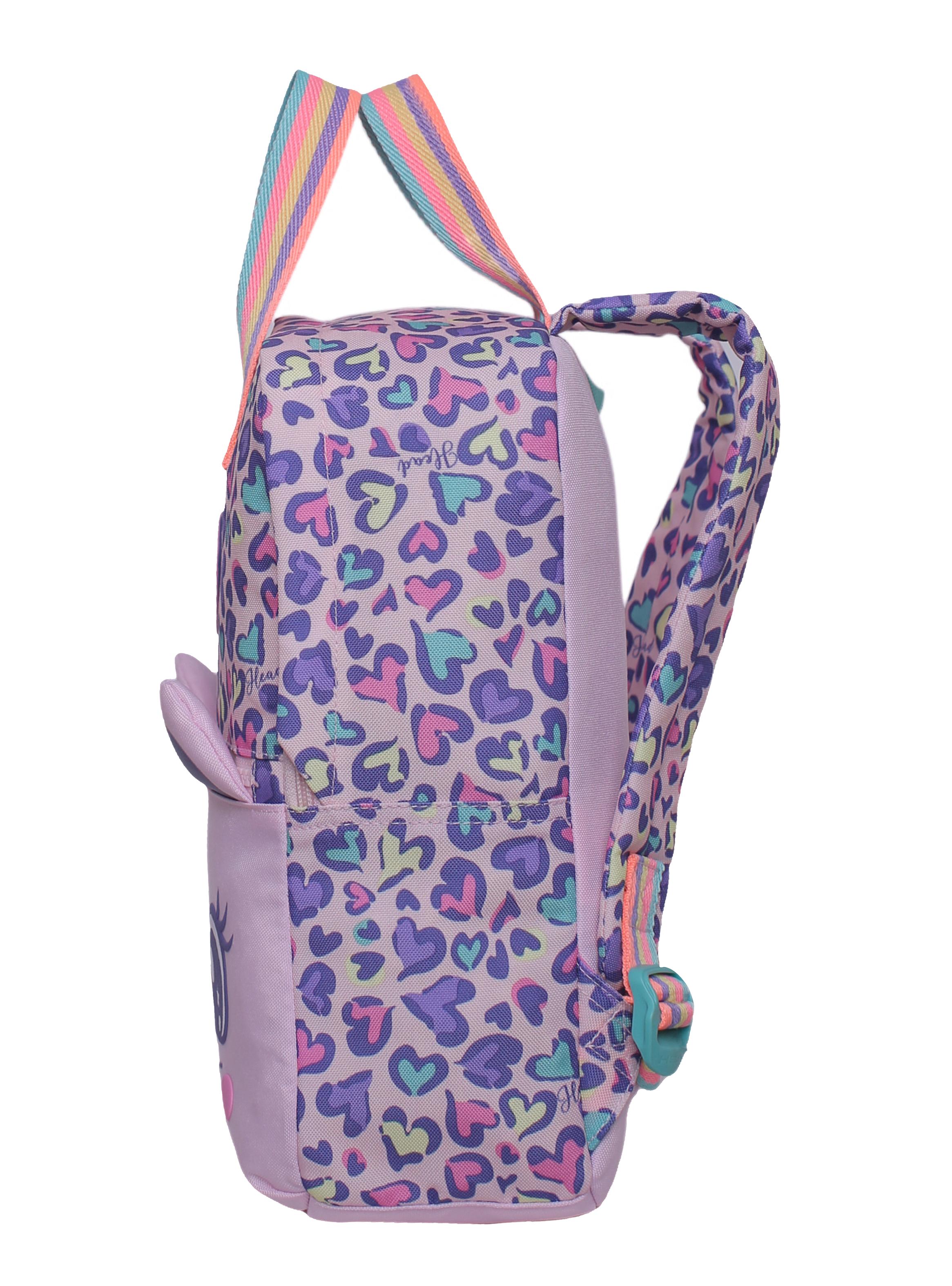 Mochila para Niños Pepa Gato Corazón Rosado-4