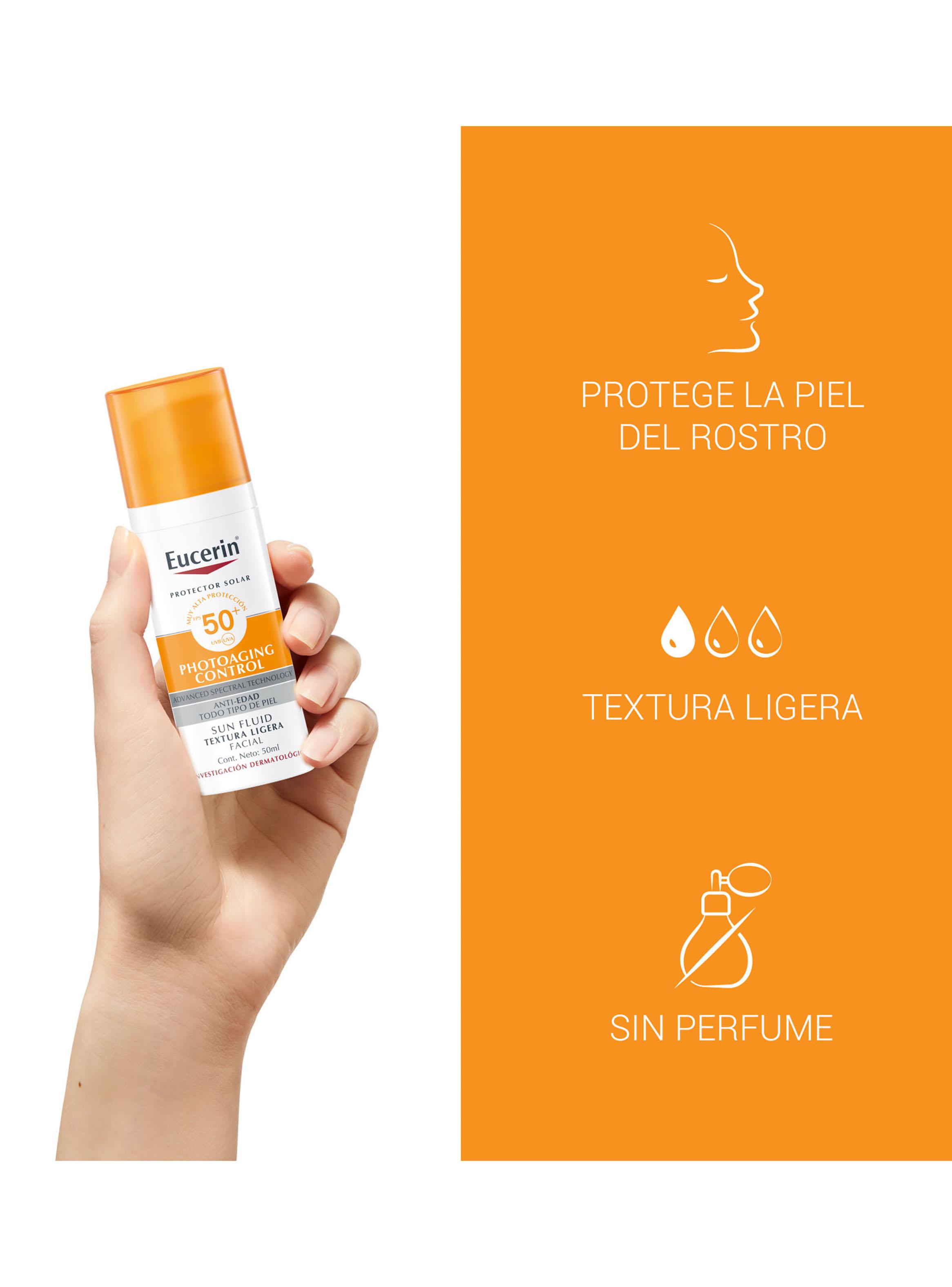 Protector Solar Fluido Facial Anti-Edad FPS50 50ml-3