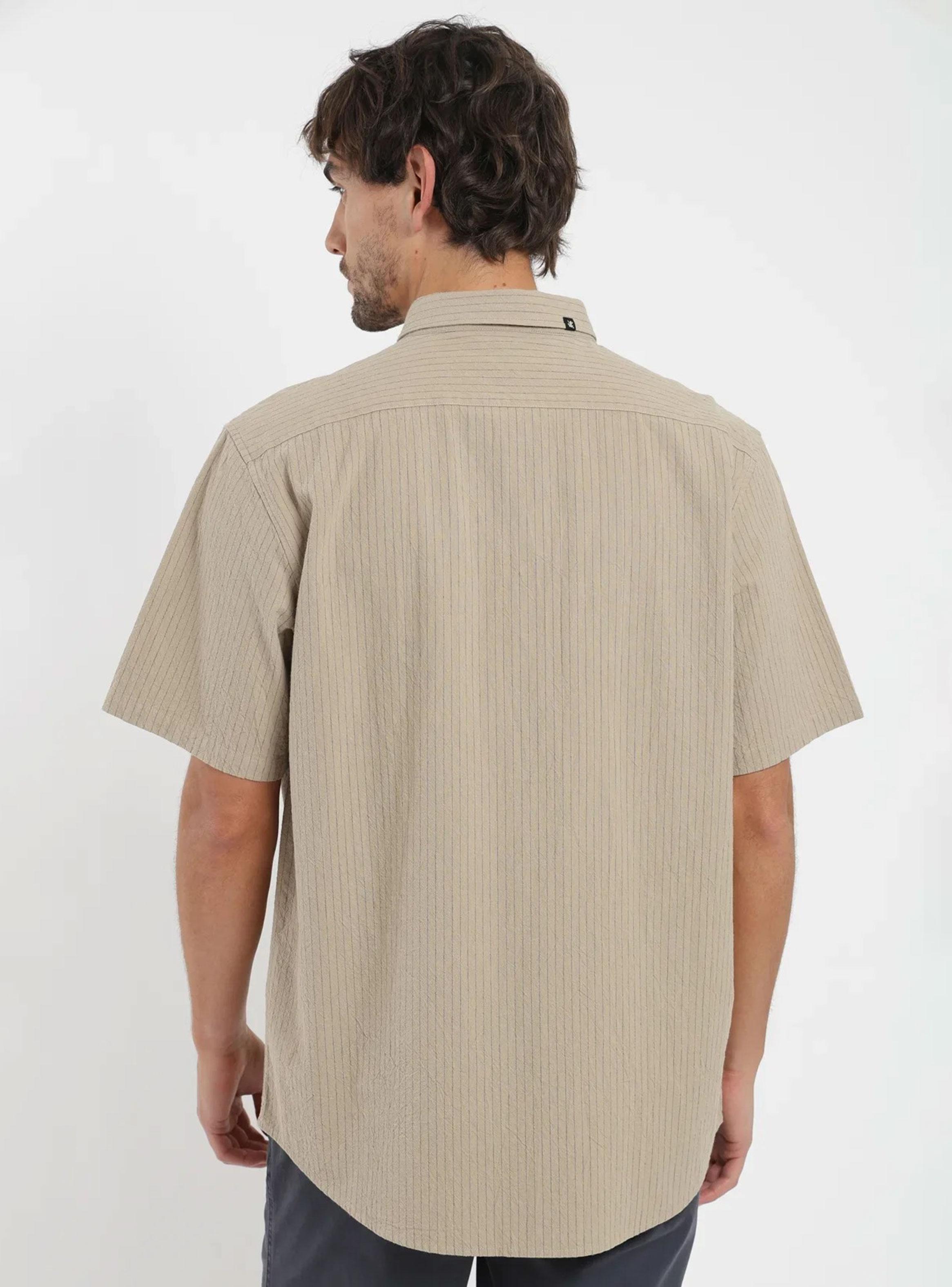 Camisa Manga Corta Text Líneas-1