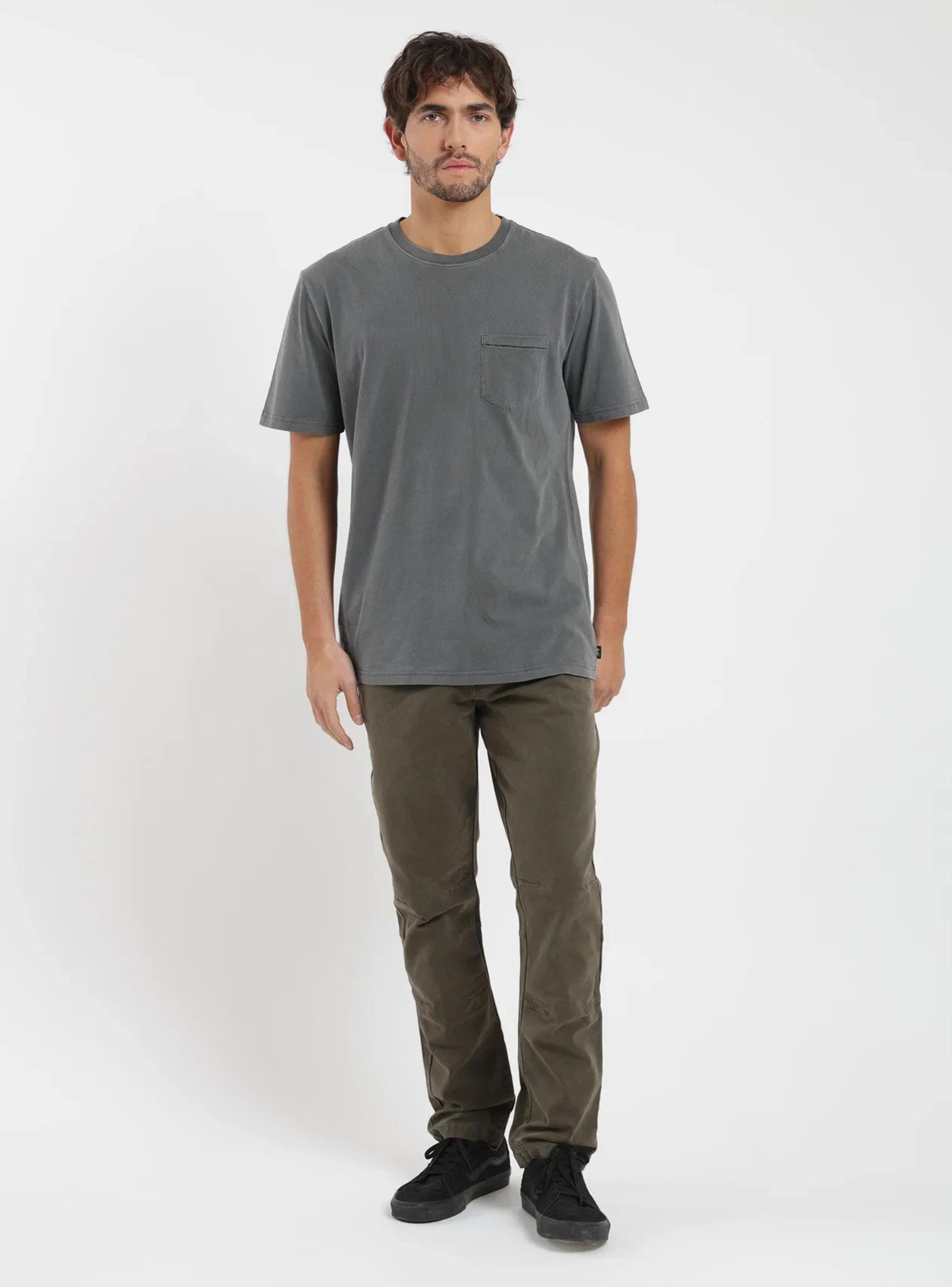 Polera Manga Corta Bolsillo Stit-3