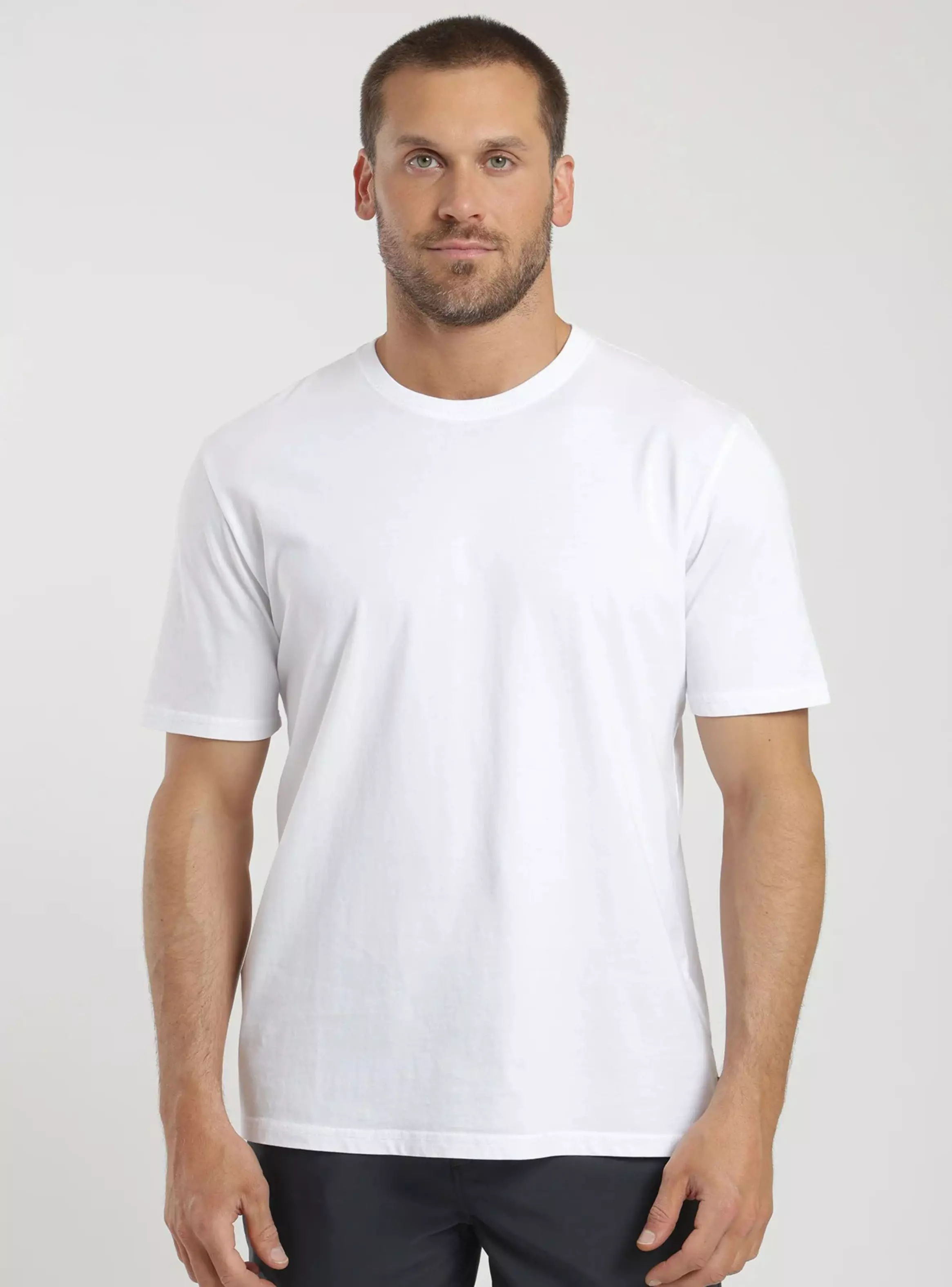 Polera Manga Corta Plain Cuello Redondo-0