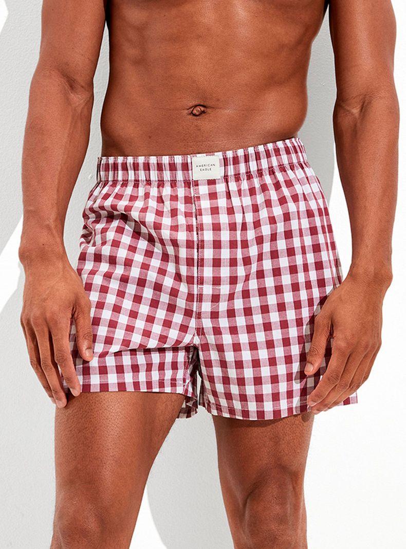 Bóxer AE Corto Plaid Stretch-0