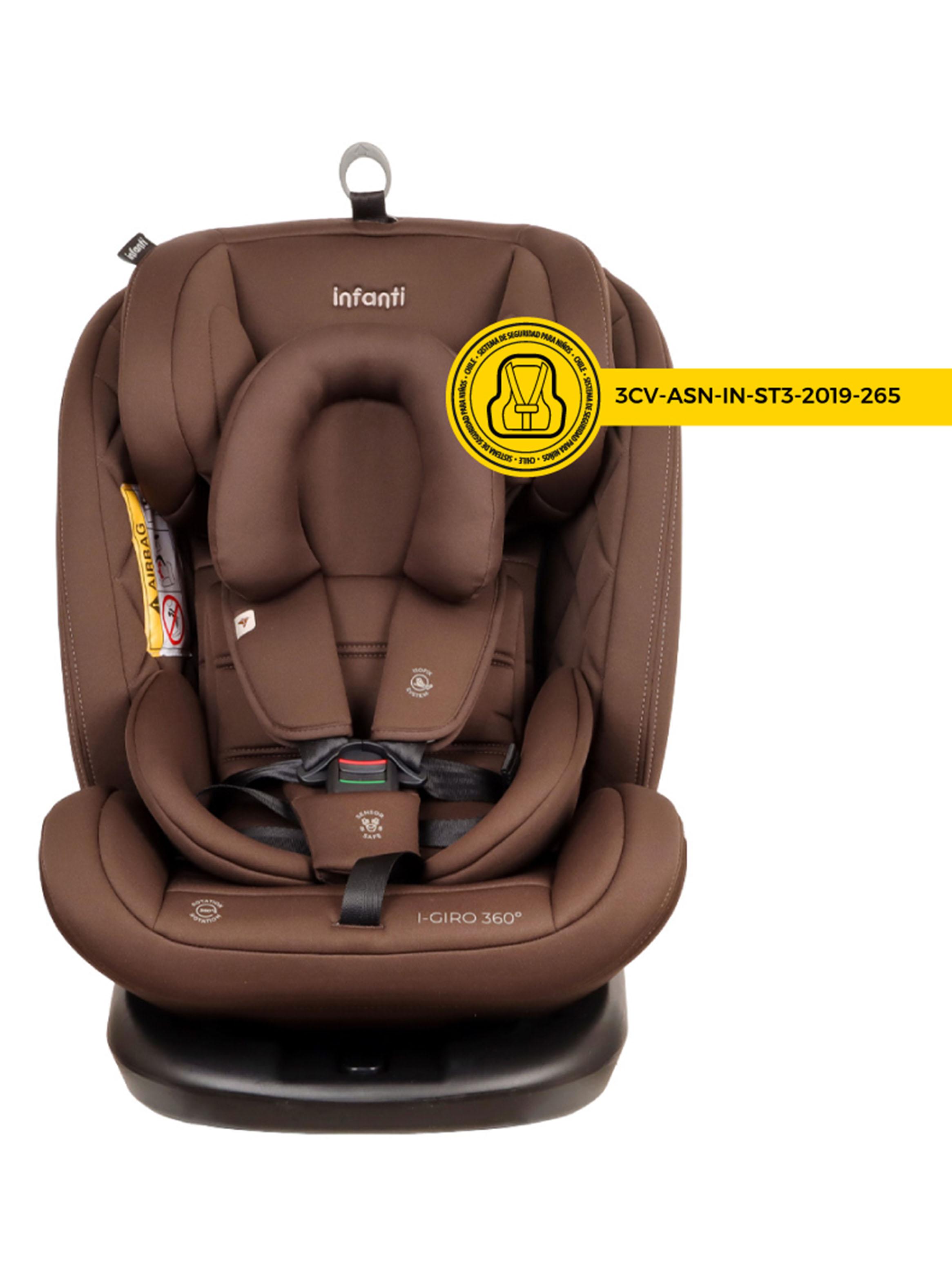Silla de Auto Convertible I-Giro 360° Brown-4