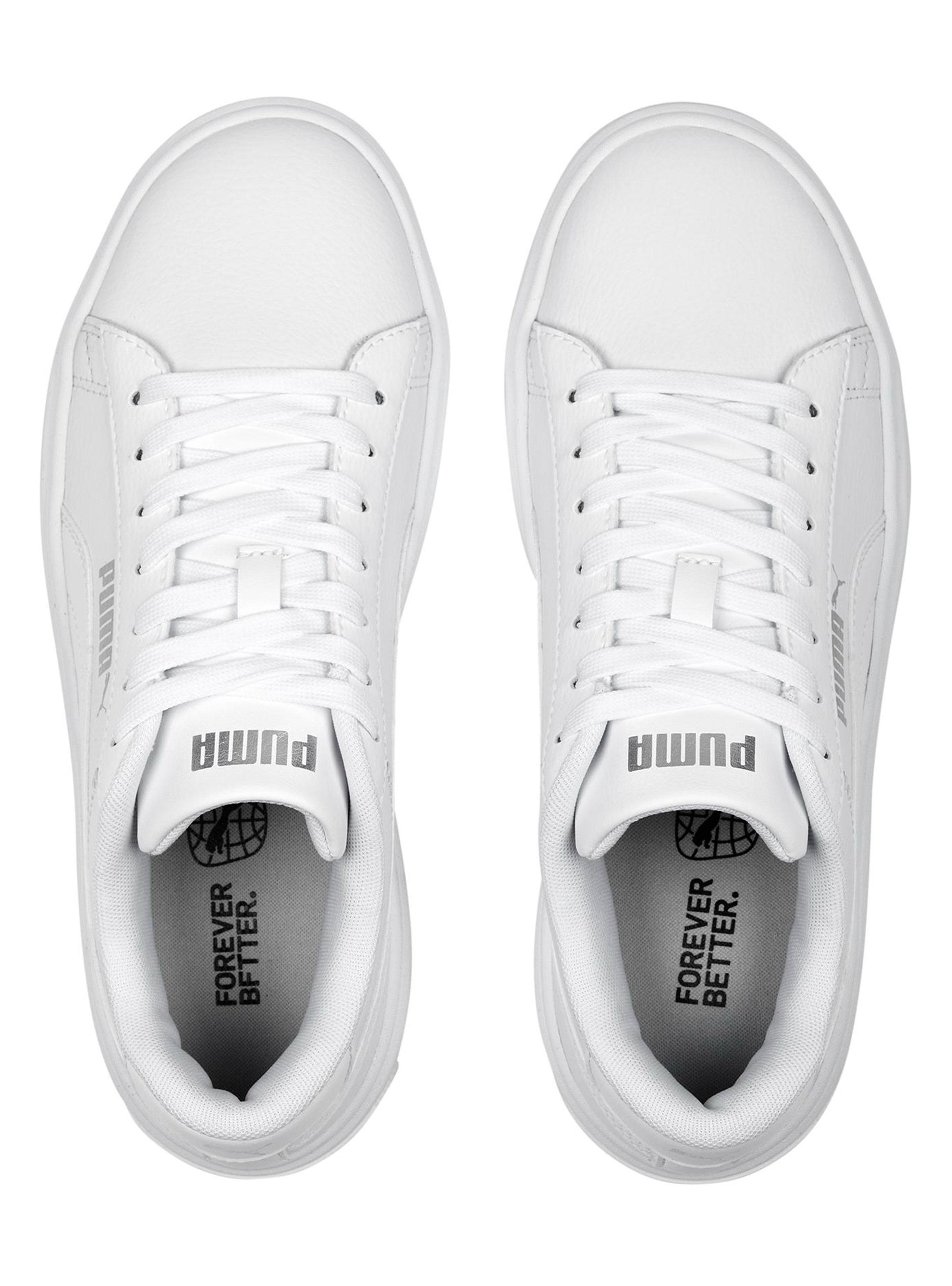 Zapatilla Urbana Smash White Platform V3 Mujer-1