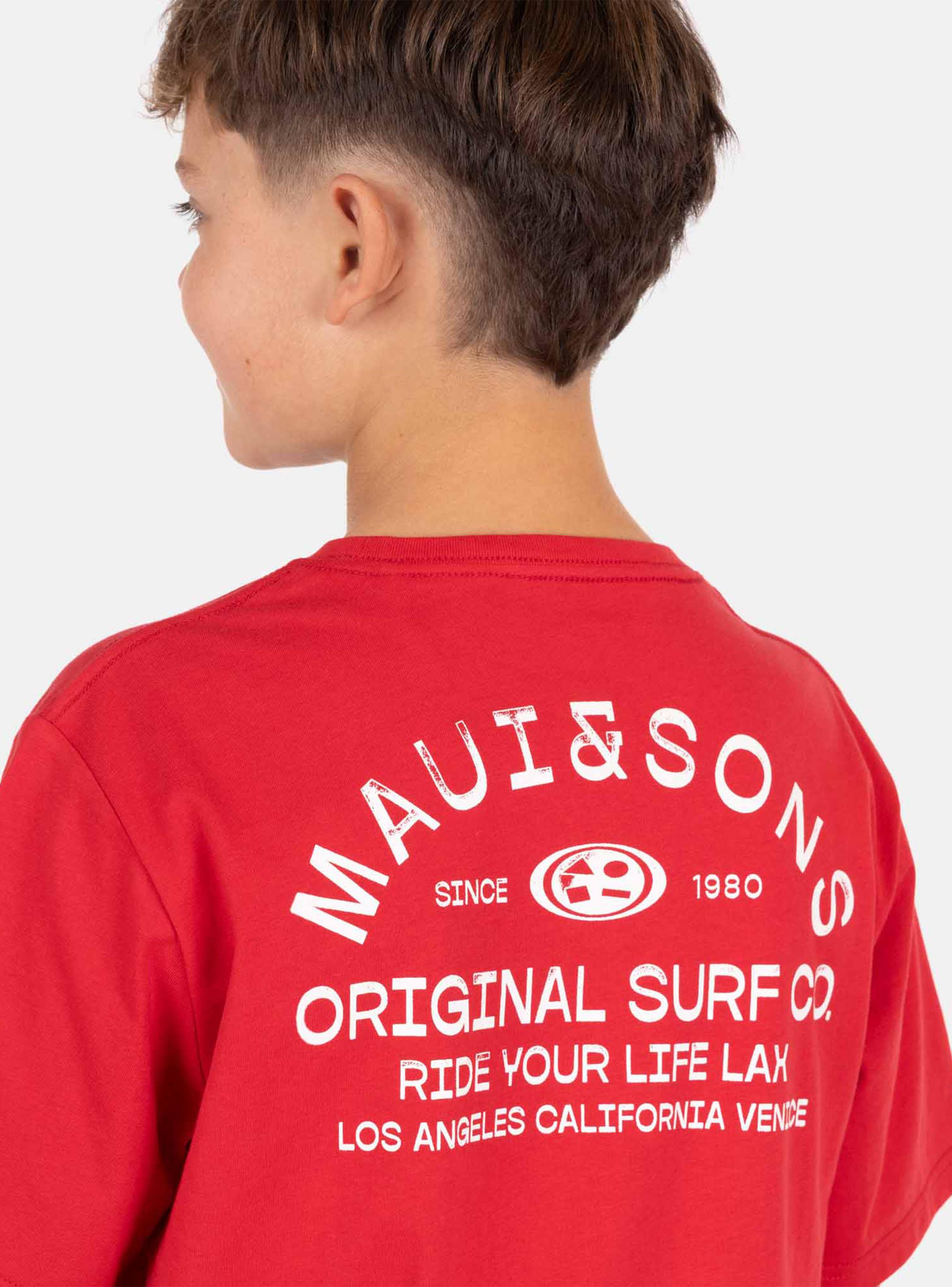 Polera Print Básico Logo Espalda Niño-2