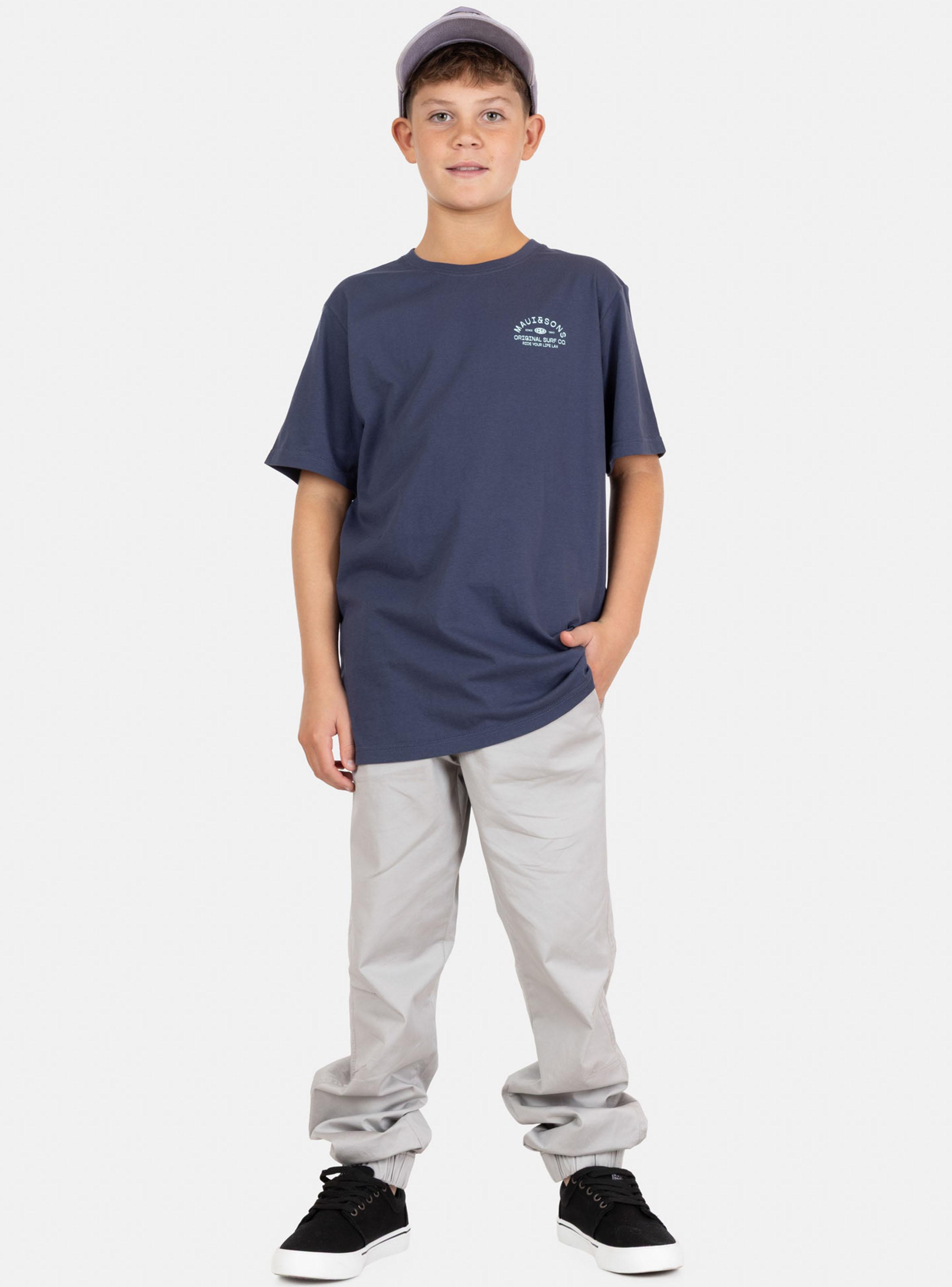 Polera Print Básico Logo Espalda Navy-3