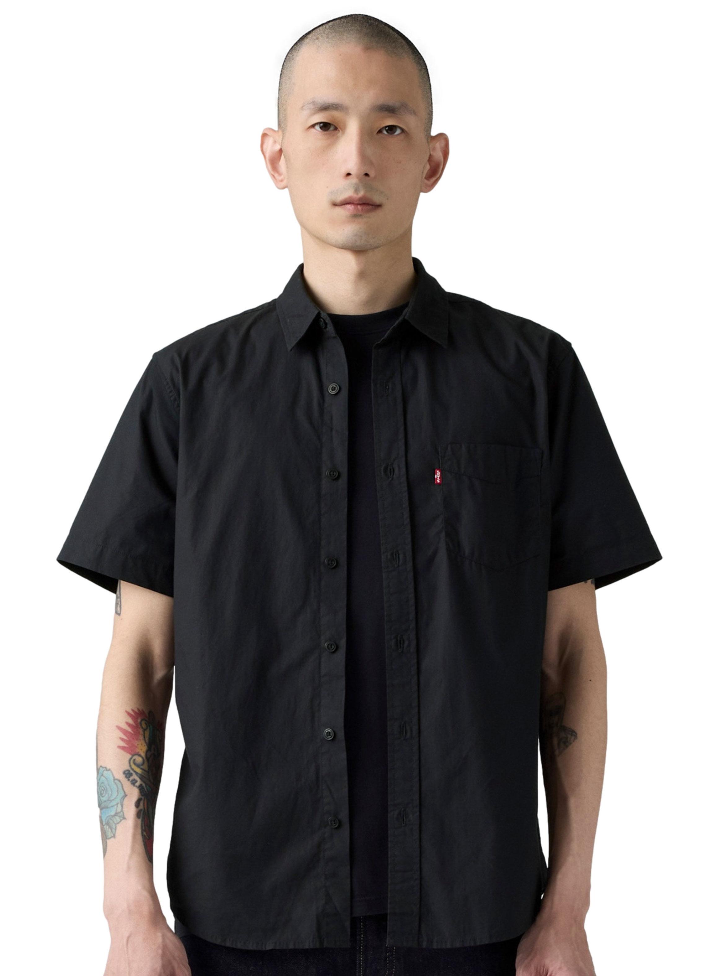 Camisa Manga Corta Regular con Bolsillo-0