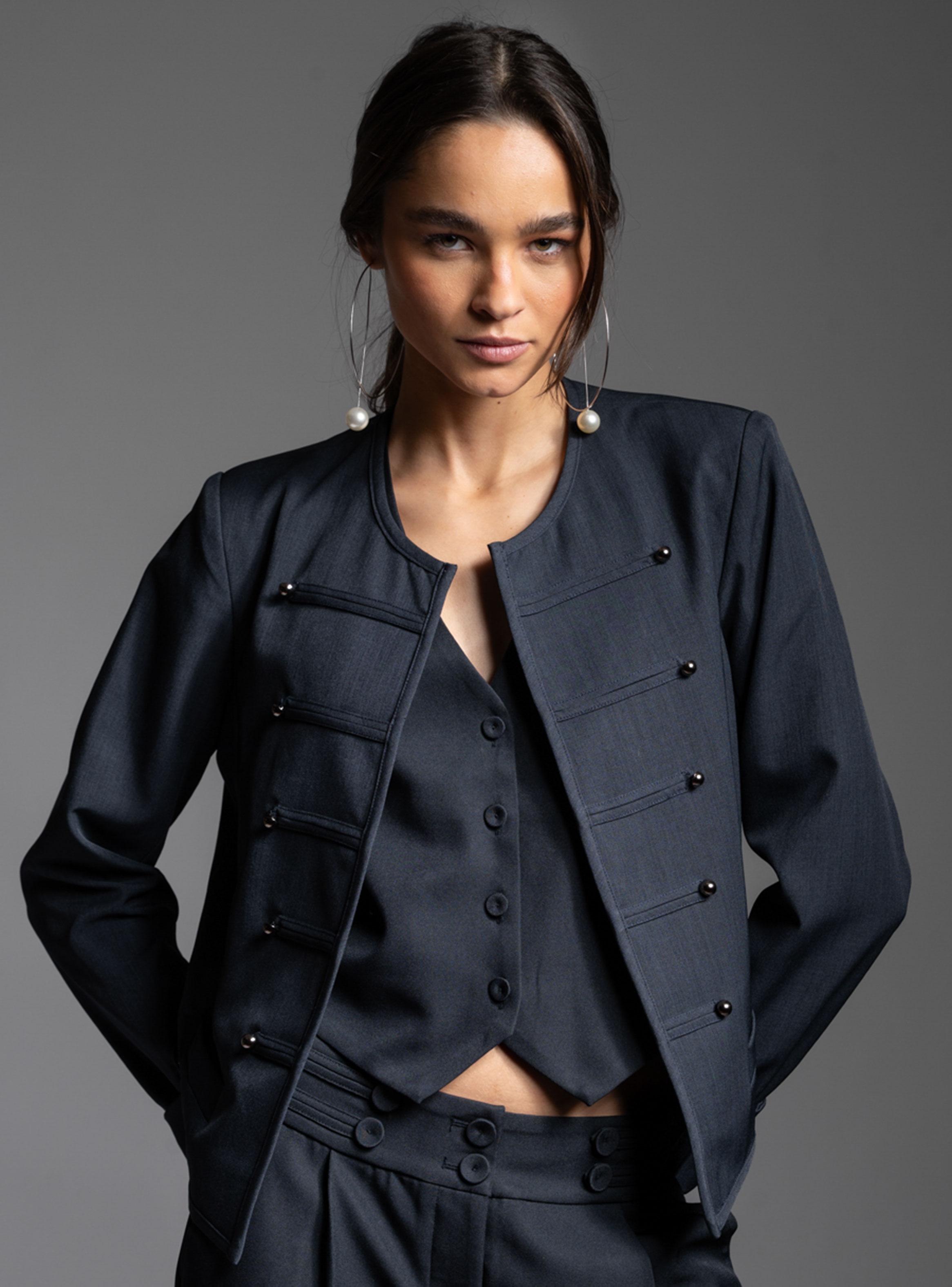 Chaqueta Bea Azul-0