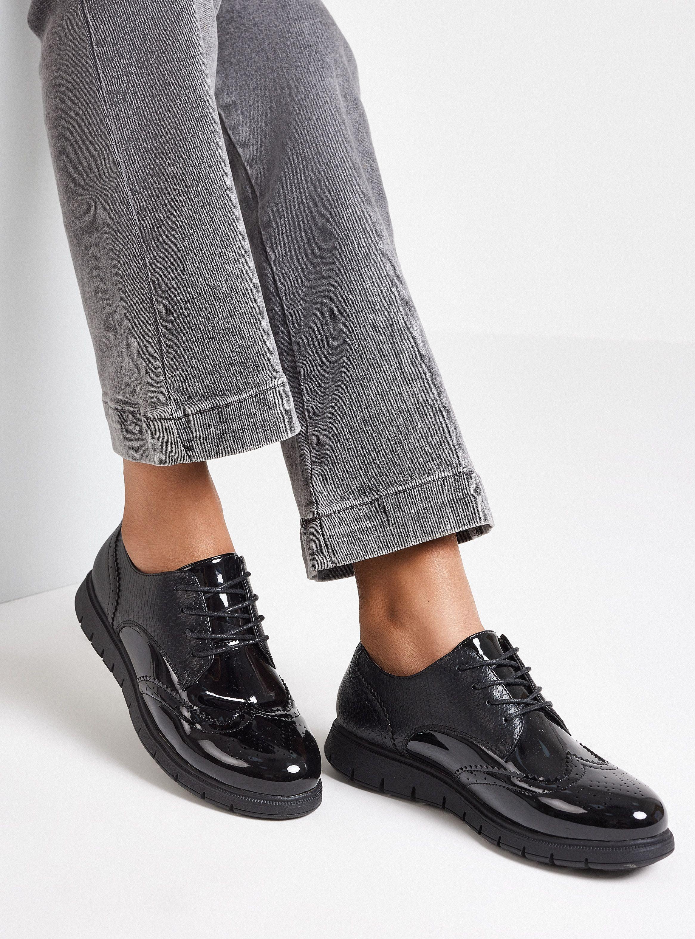Zapato Casual Oxford Acordonado Mujer-0