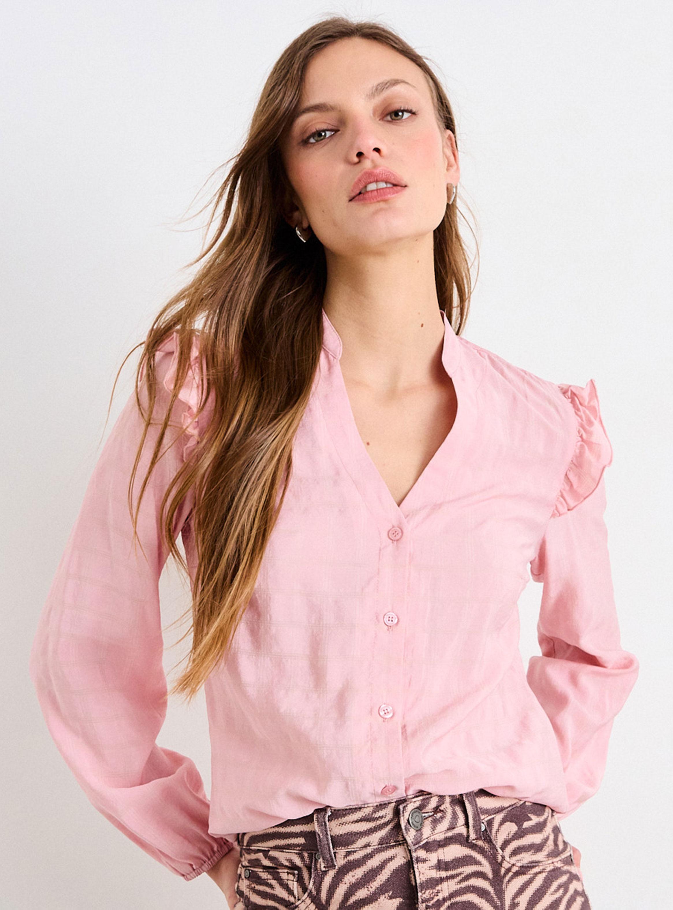 Blusa Lisa con Botón-0