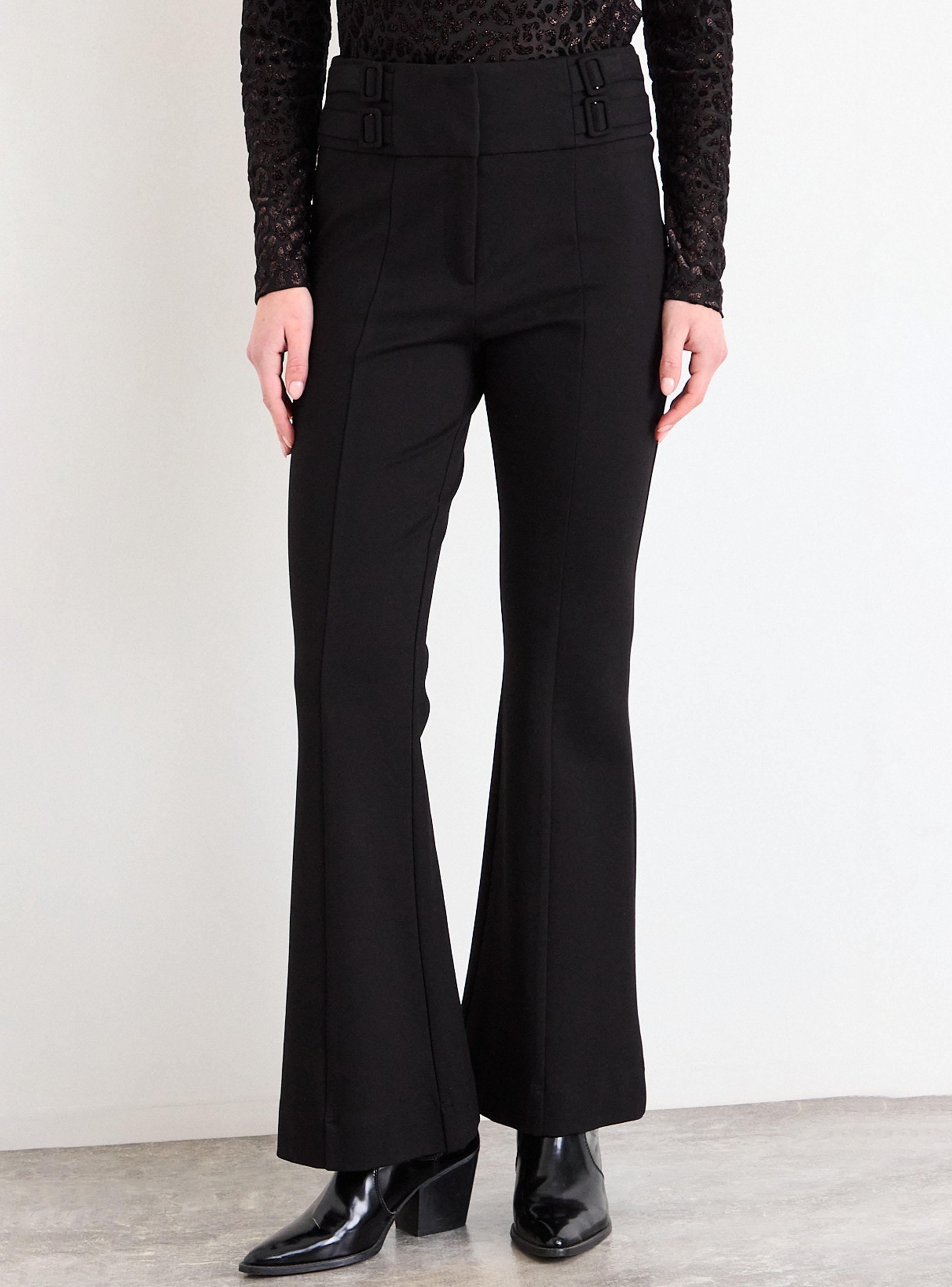 Calza Lisa Flare Fit Medio-0