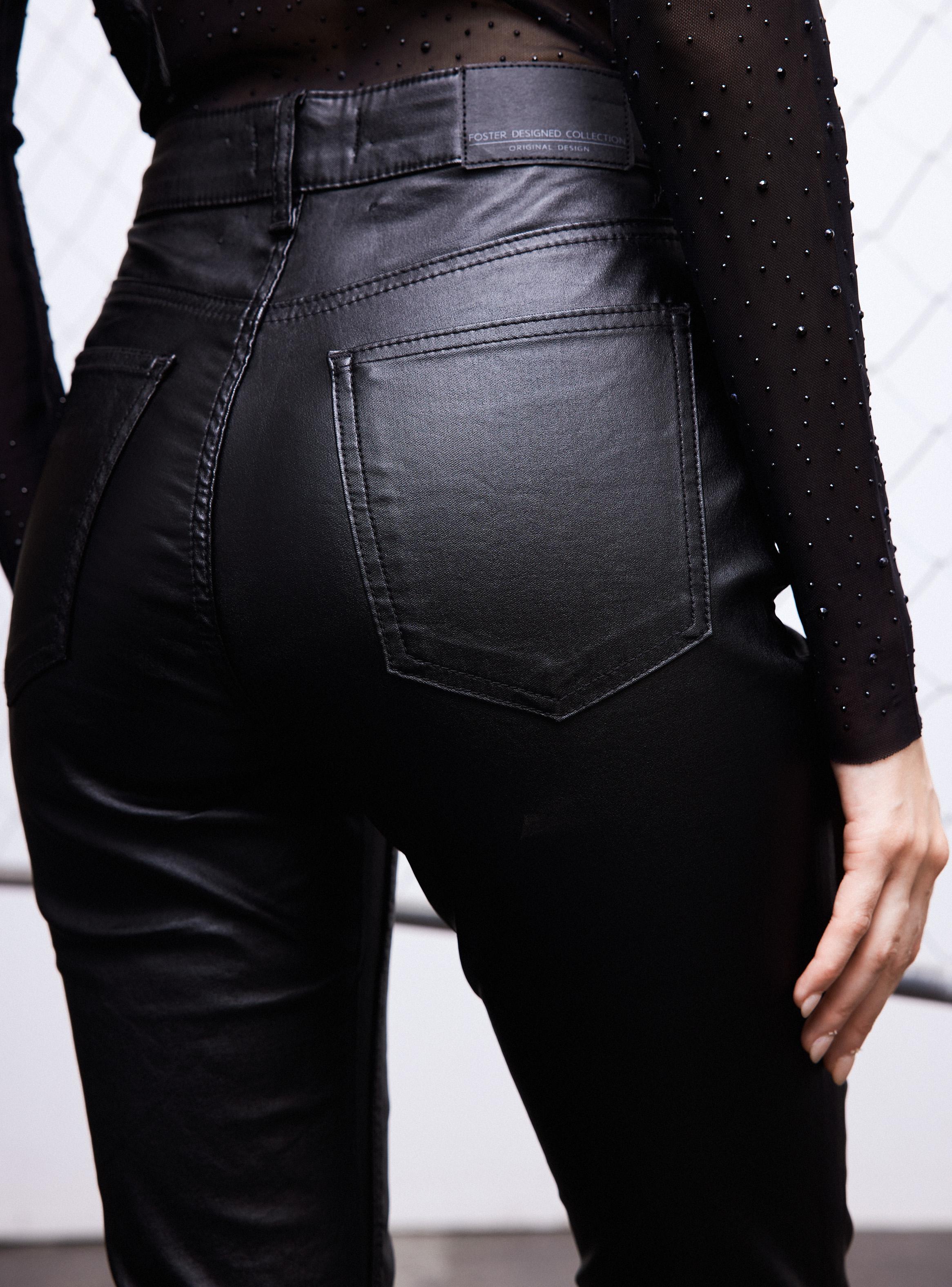 Jeans Básico 5 Bolsillos Skinny Fit Tiro Alto-3