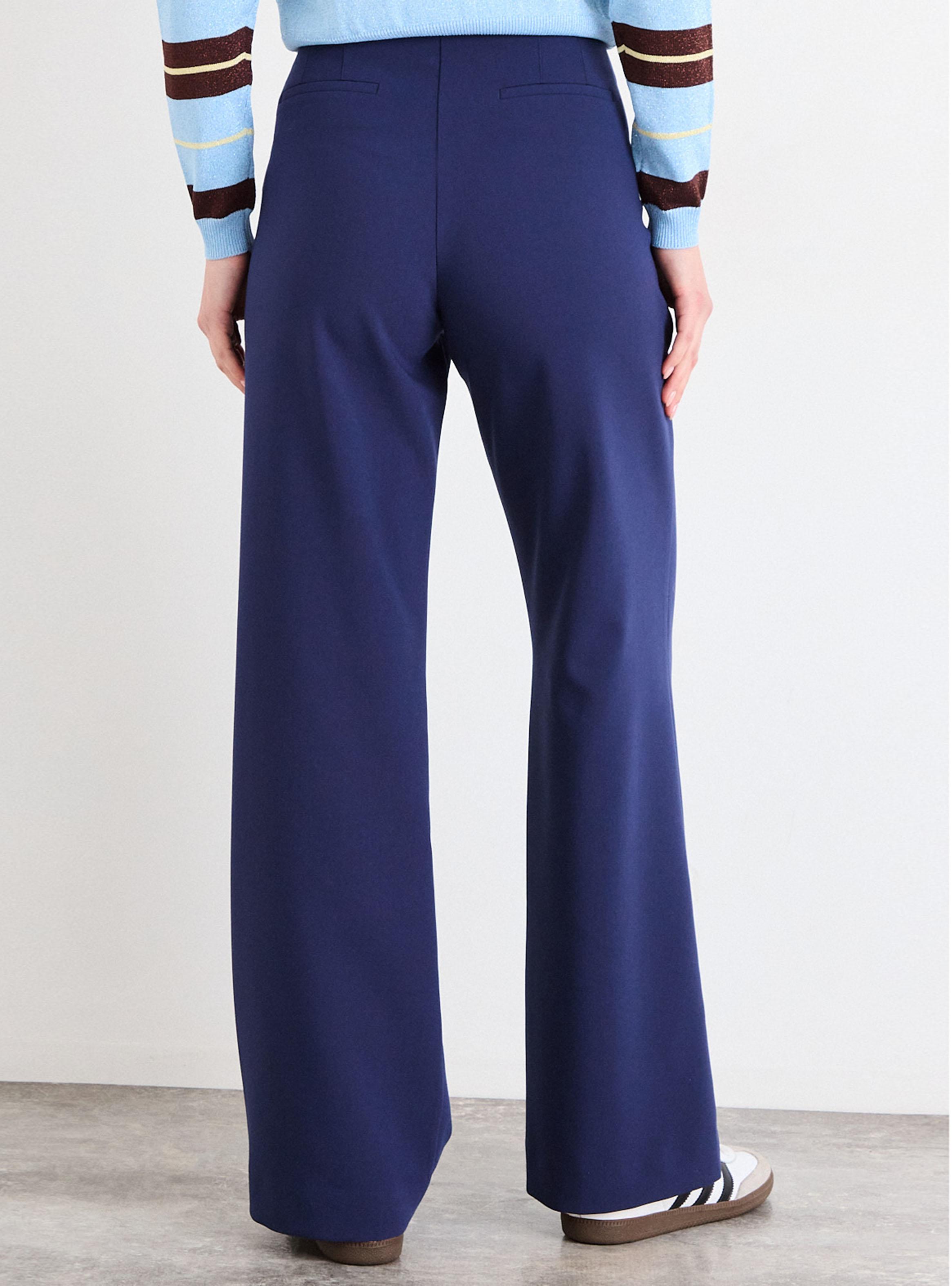 Pantalón Liso con Plisado-1