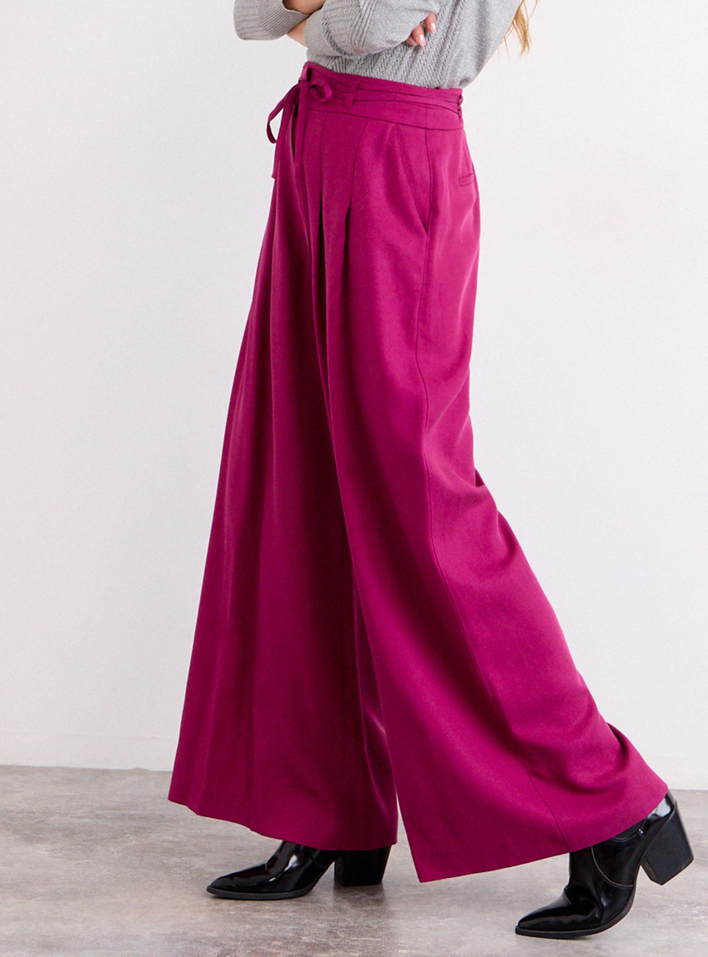 Pantalón Liso con Doble Lazo Ajustable-2