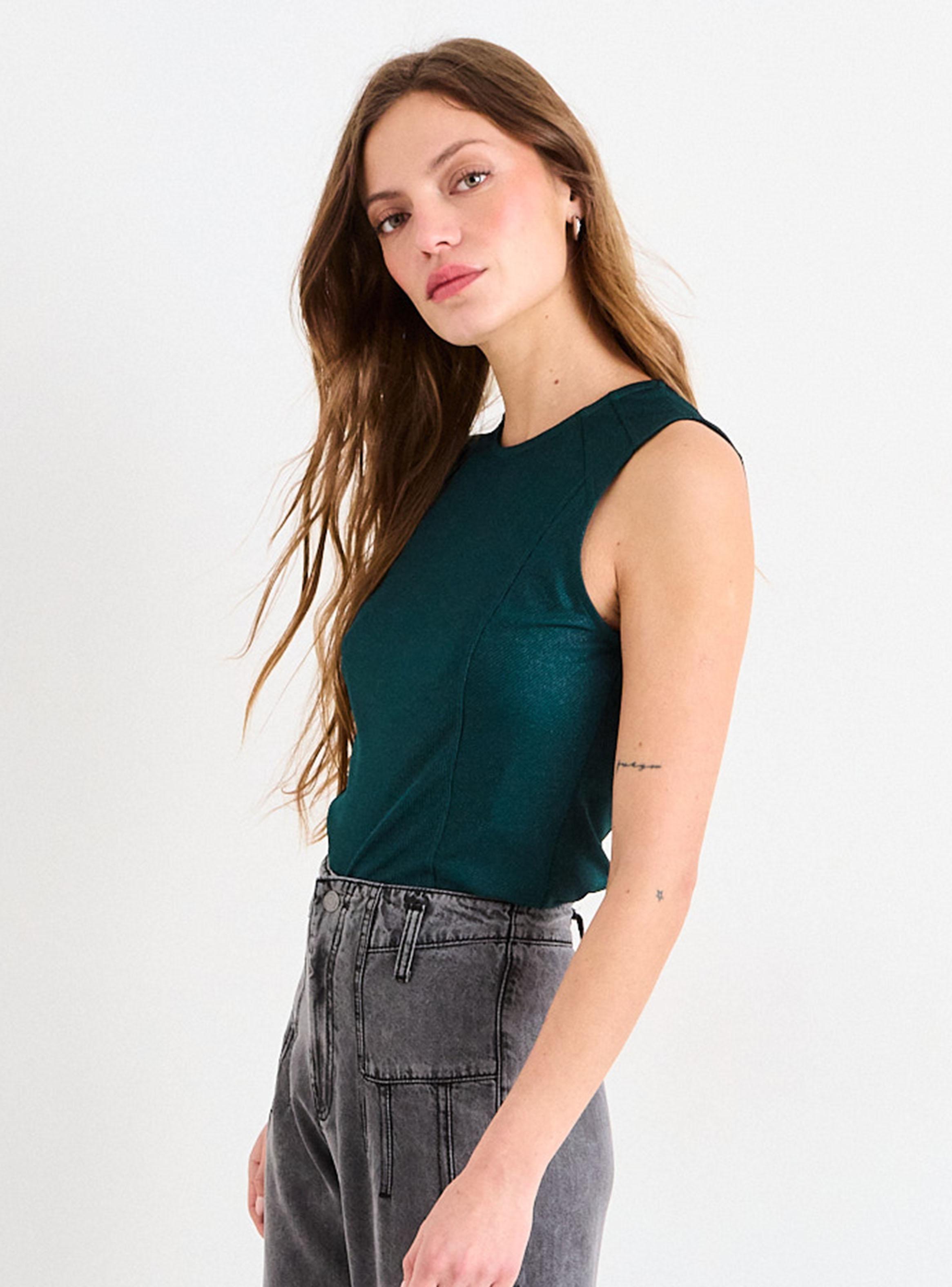 Polera Lisa Contorno Regular-1