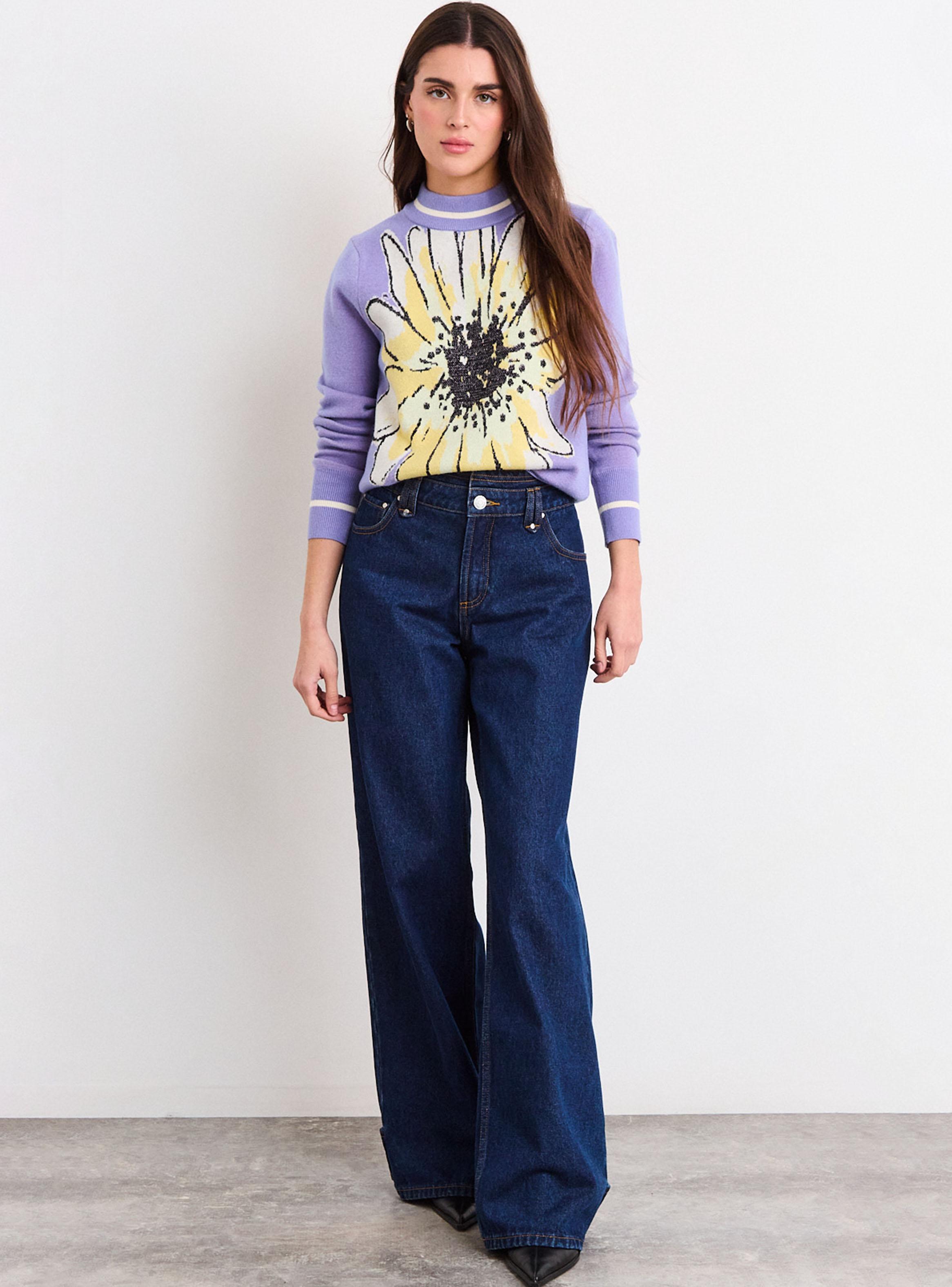 Sweater Fantasía Maxi Flor-3