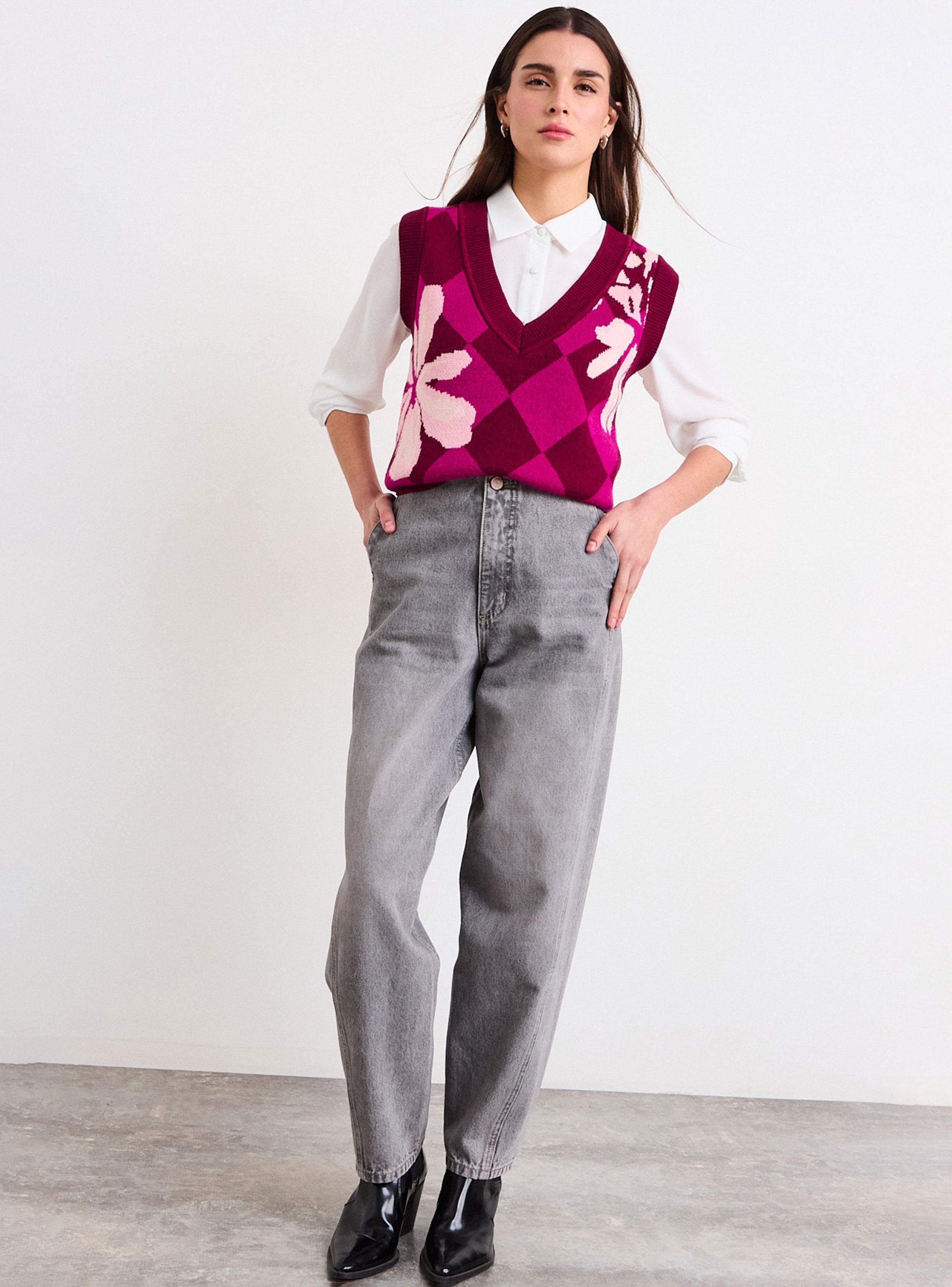 Sweater Fantasía Cuello V Color-3