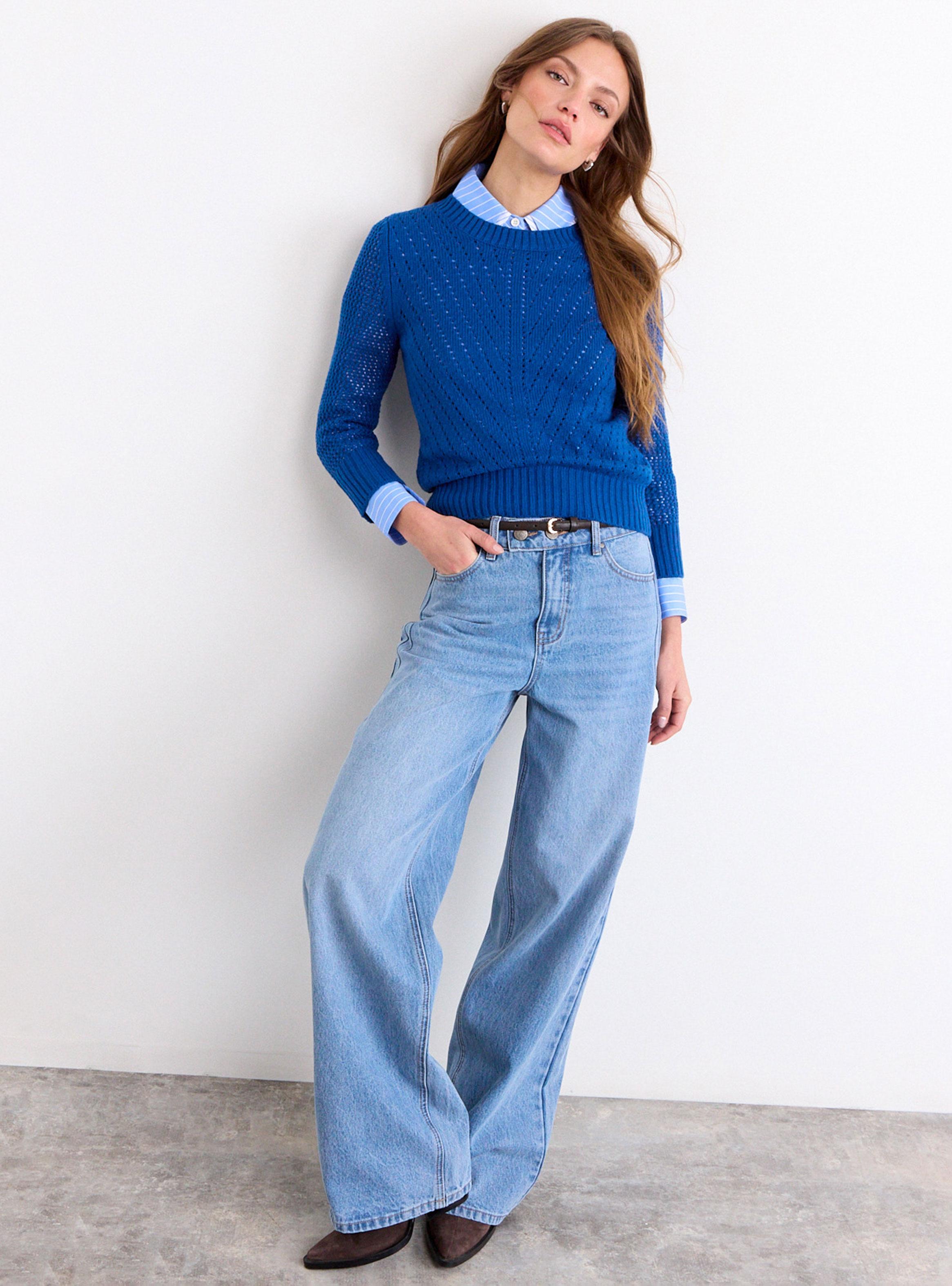 Sweater Liso con Manga Larga-3