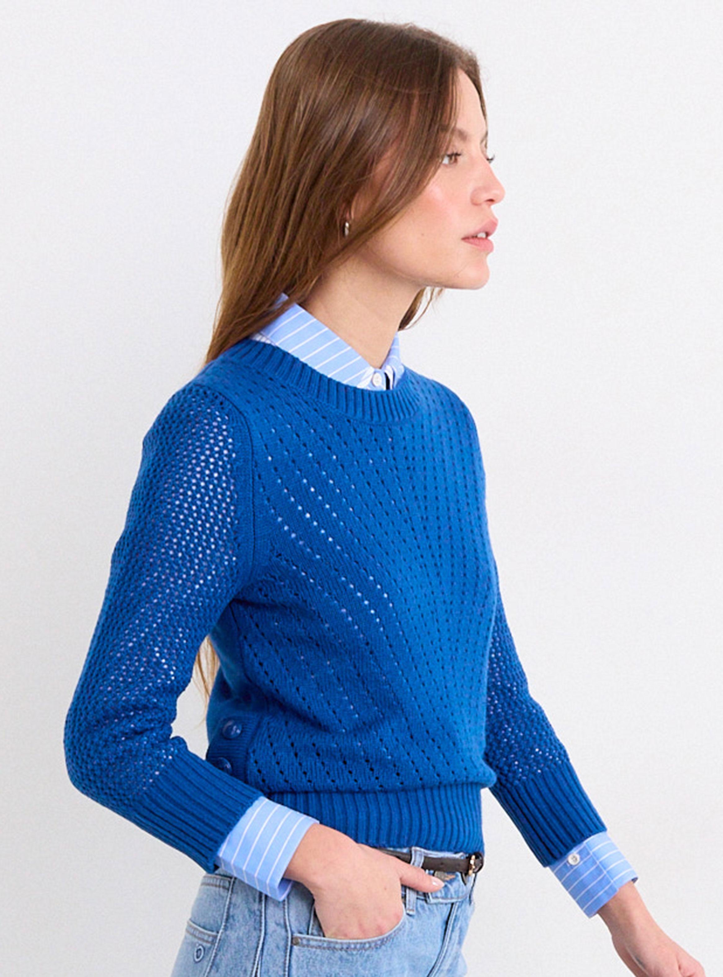 Sweater Liso con Manga Larga-1