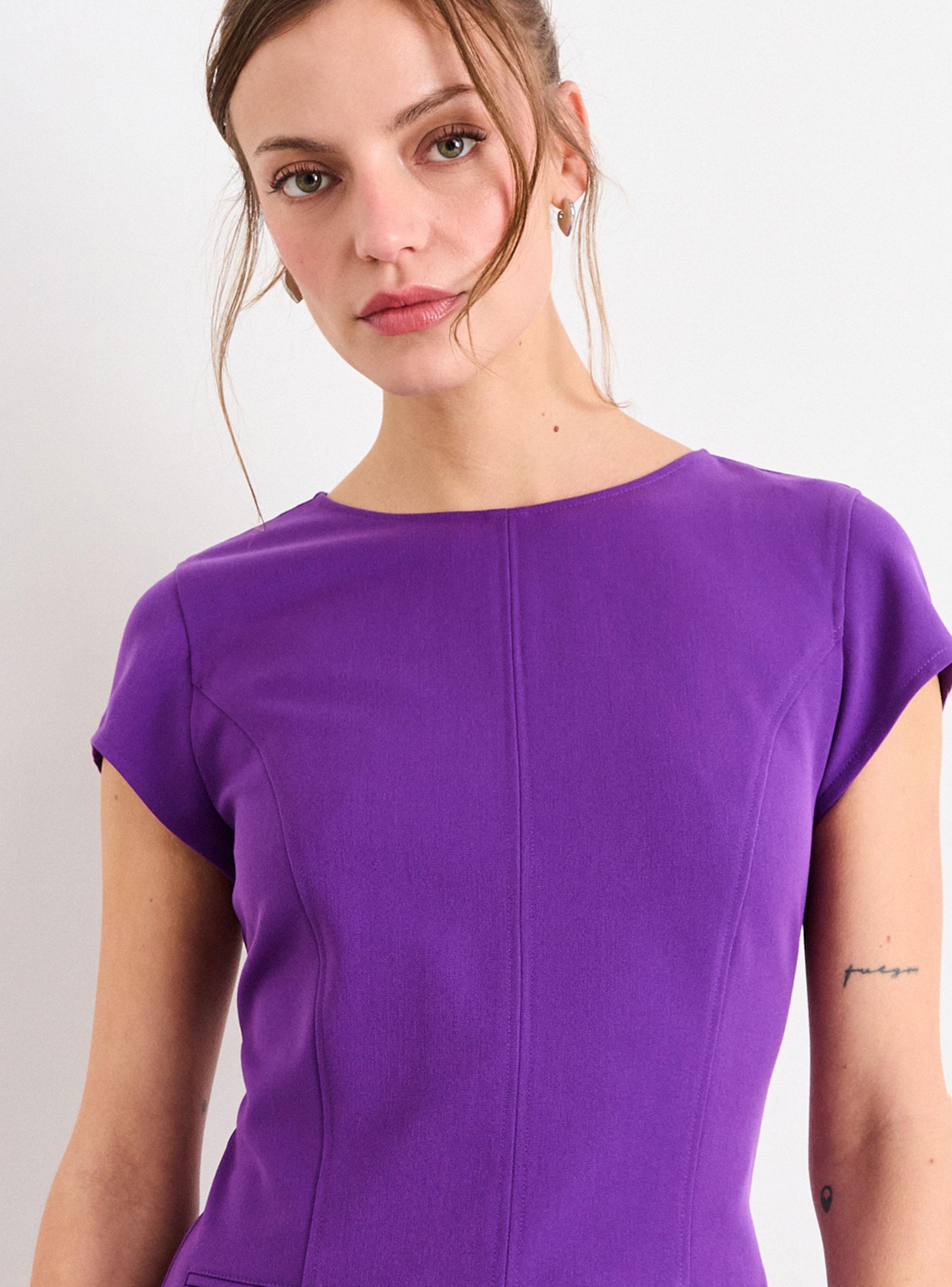 Vestido Liso Mini Color-3