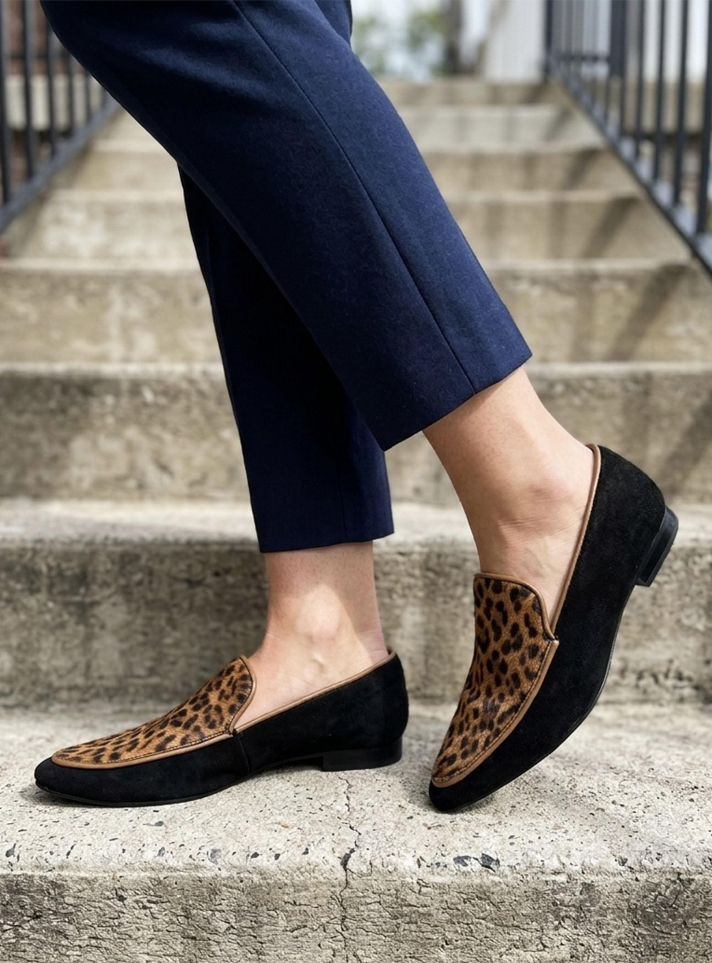 Mocasín María Combinado Cuero Mujer-1