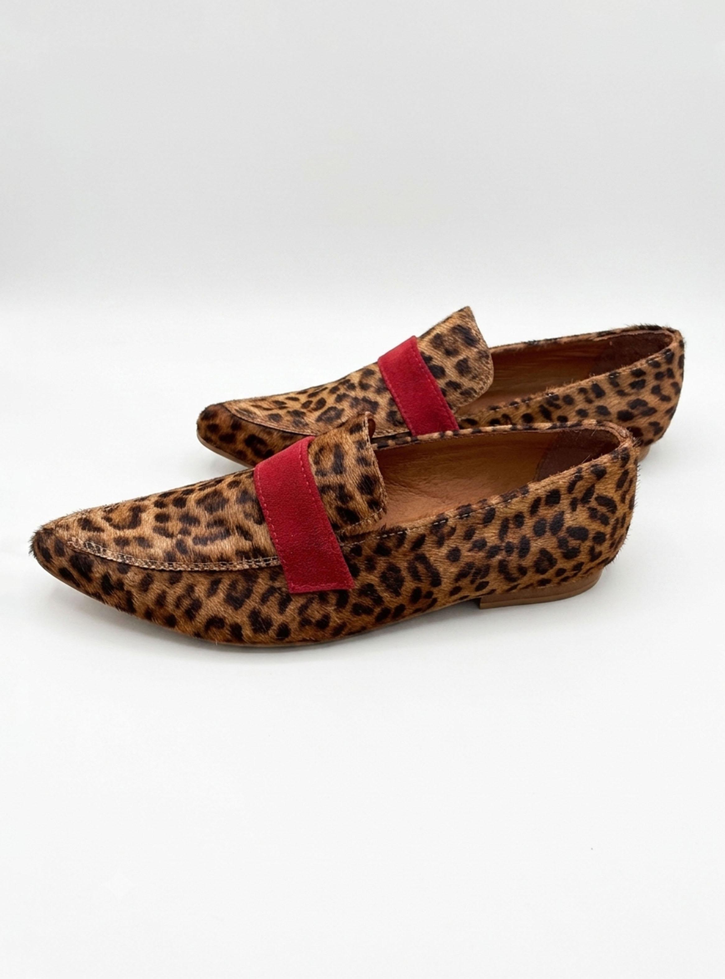 Mocasín Juliana Print Cuero Mujer-2