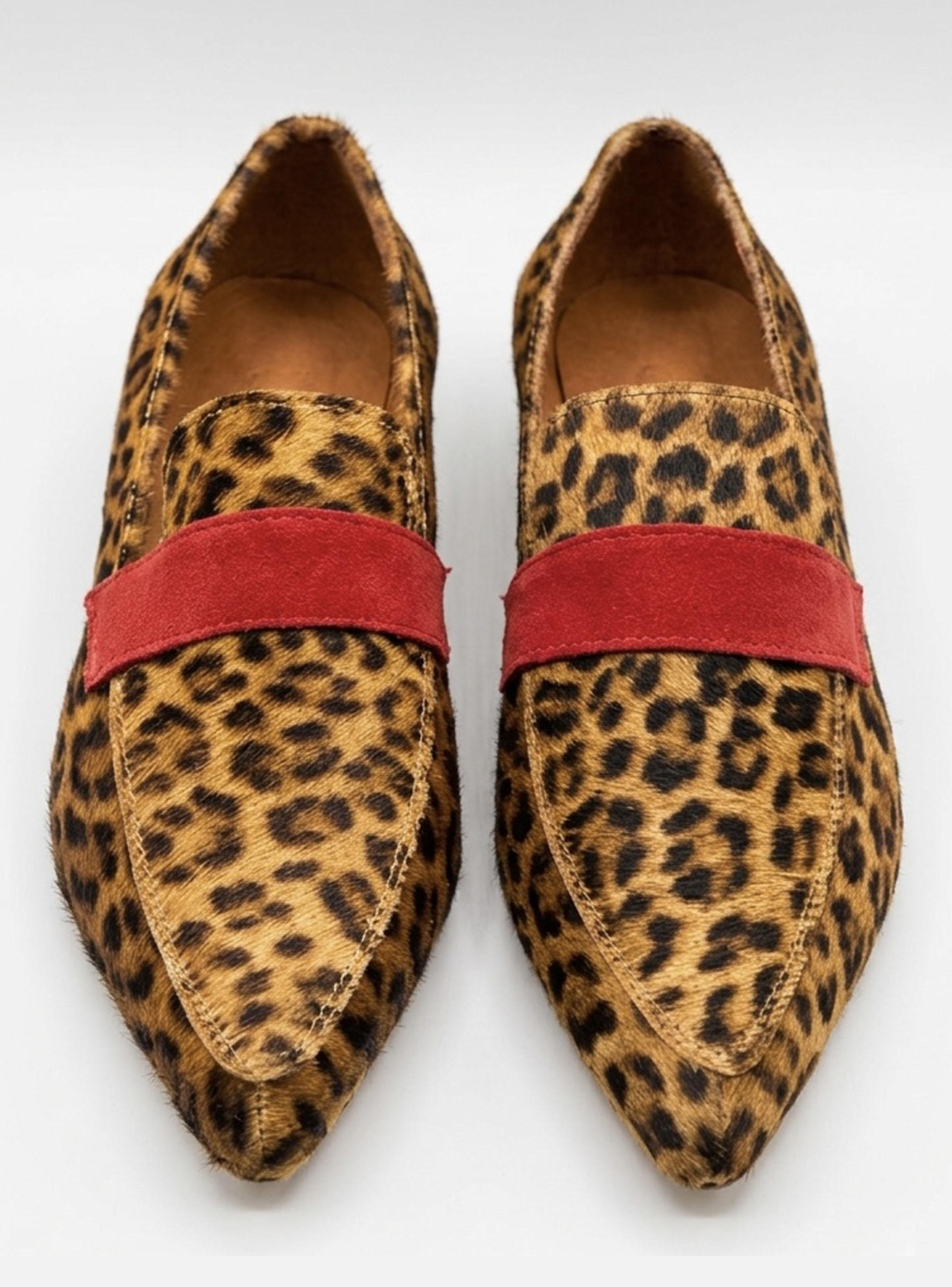 Mocasín Juliana Print Cuero Mujer-3