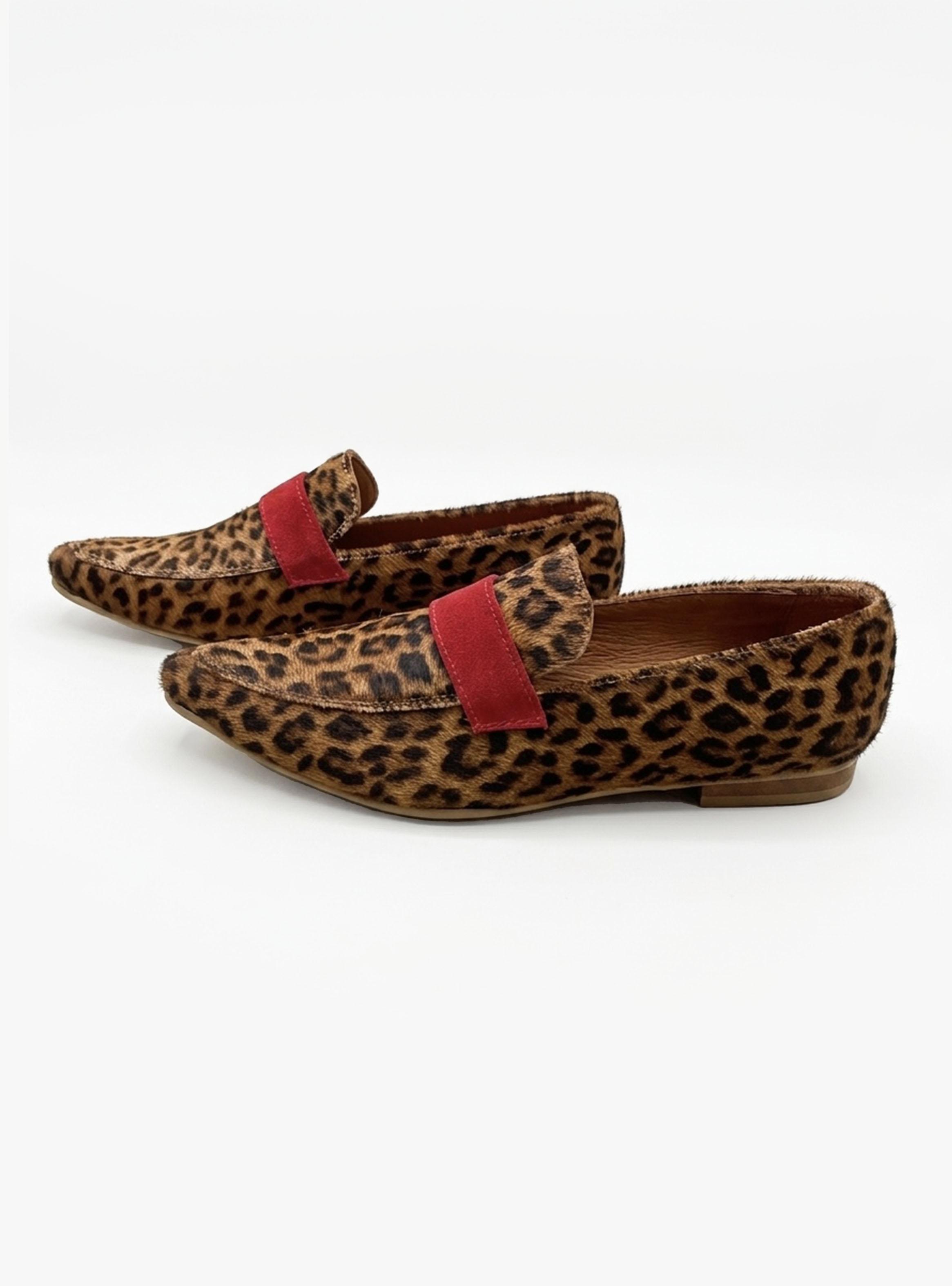 Mocasín Juliana Print Cuero Mujer-3