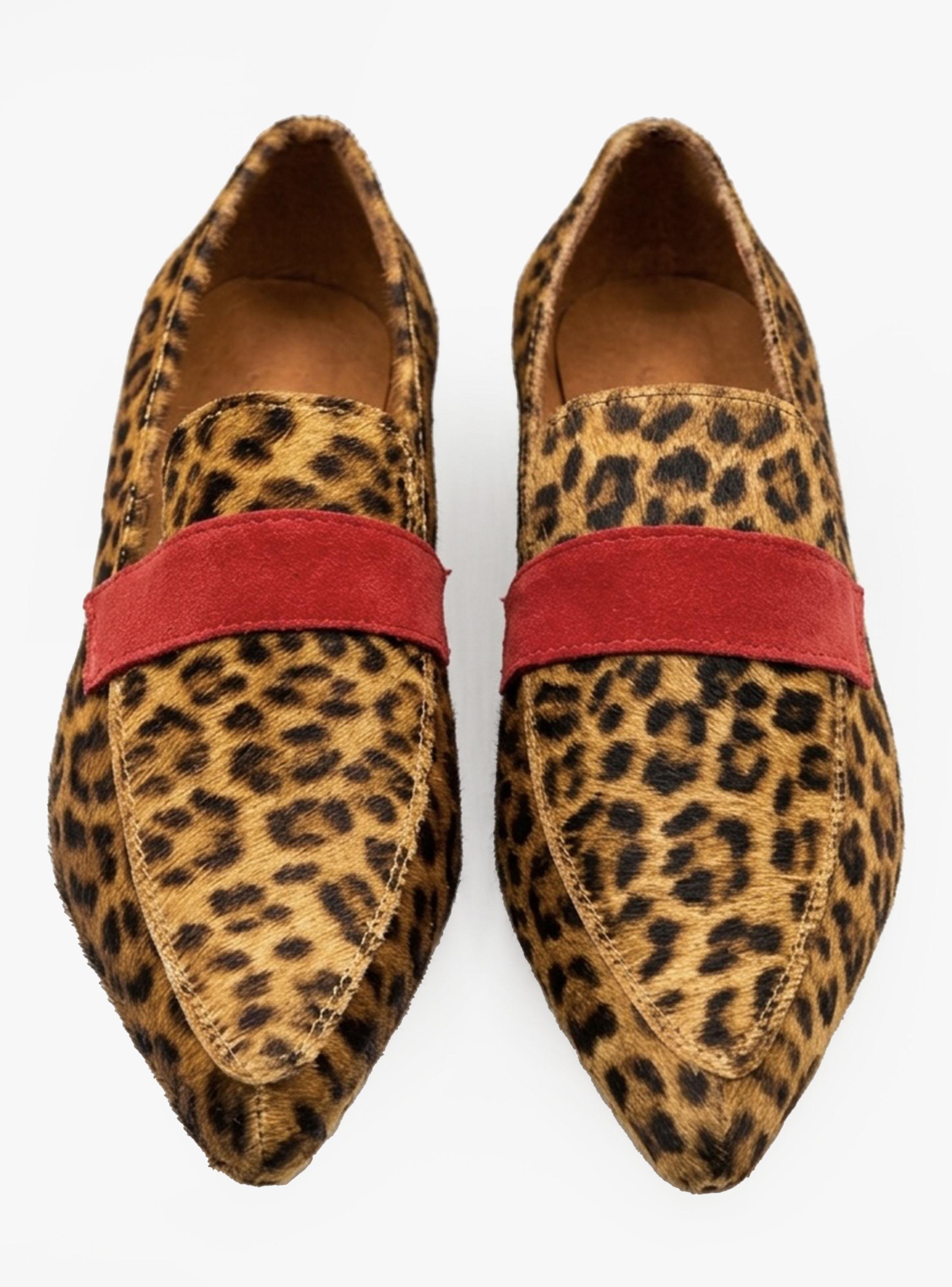 Mocasín Juliana Print Cuero Mujer-4