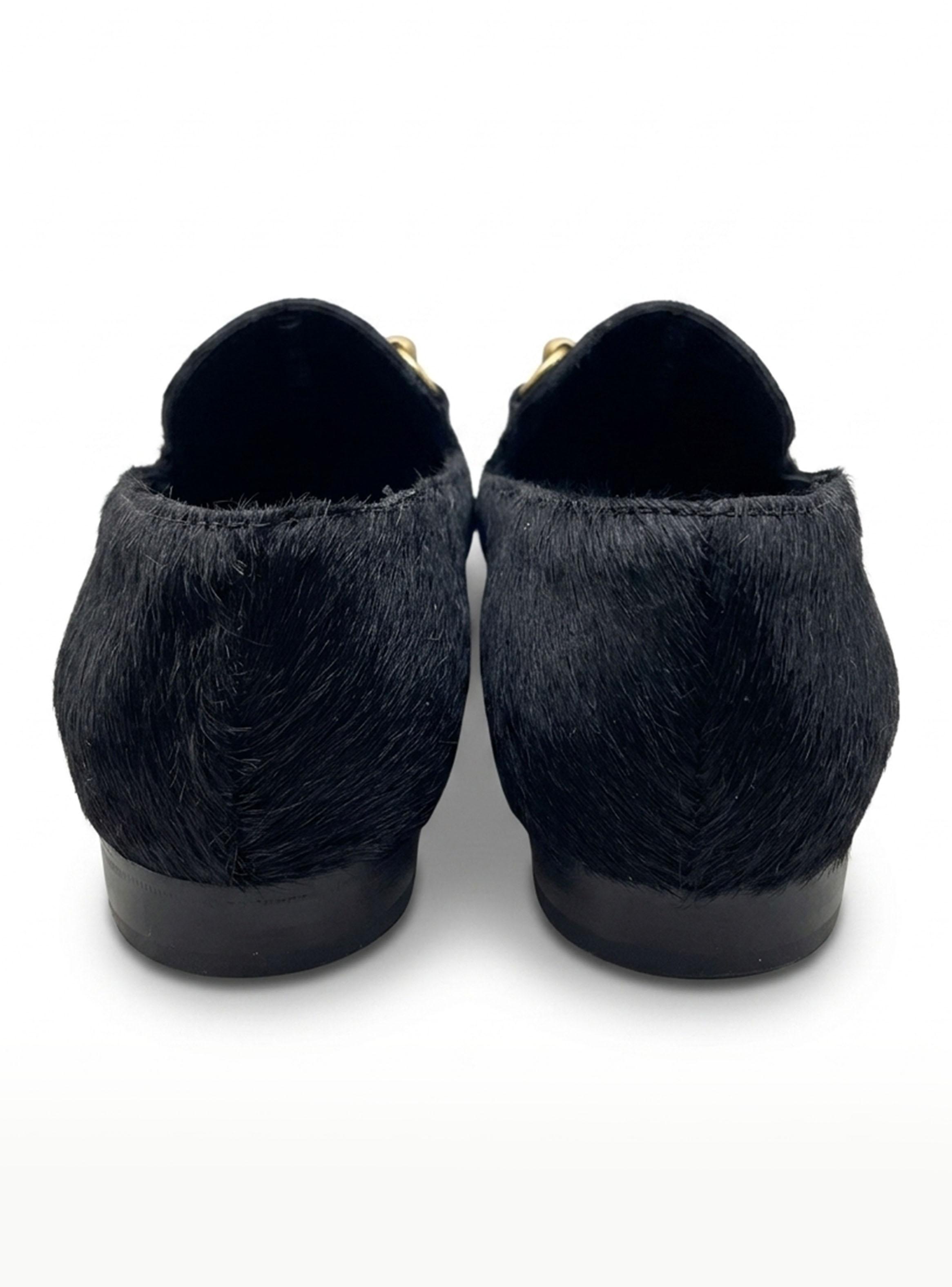Mocasín Carmen Negro Cuero Mujer-4