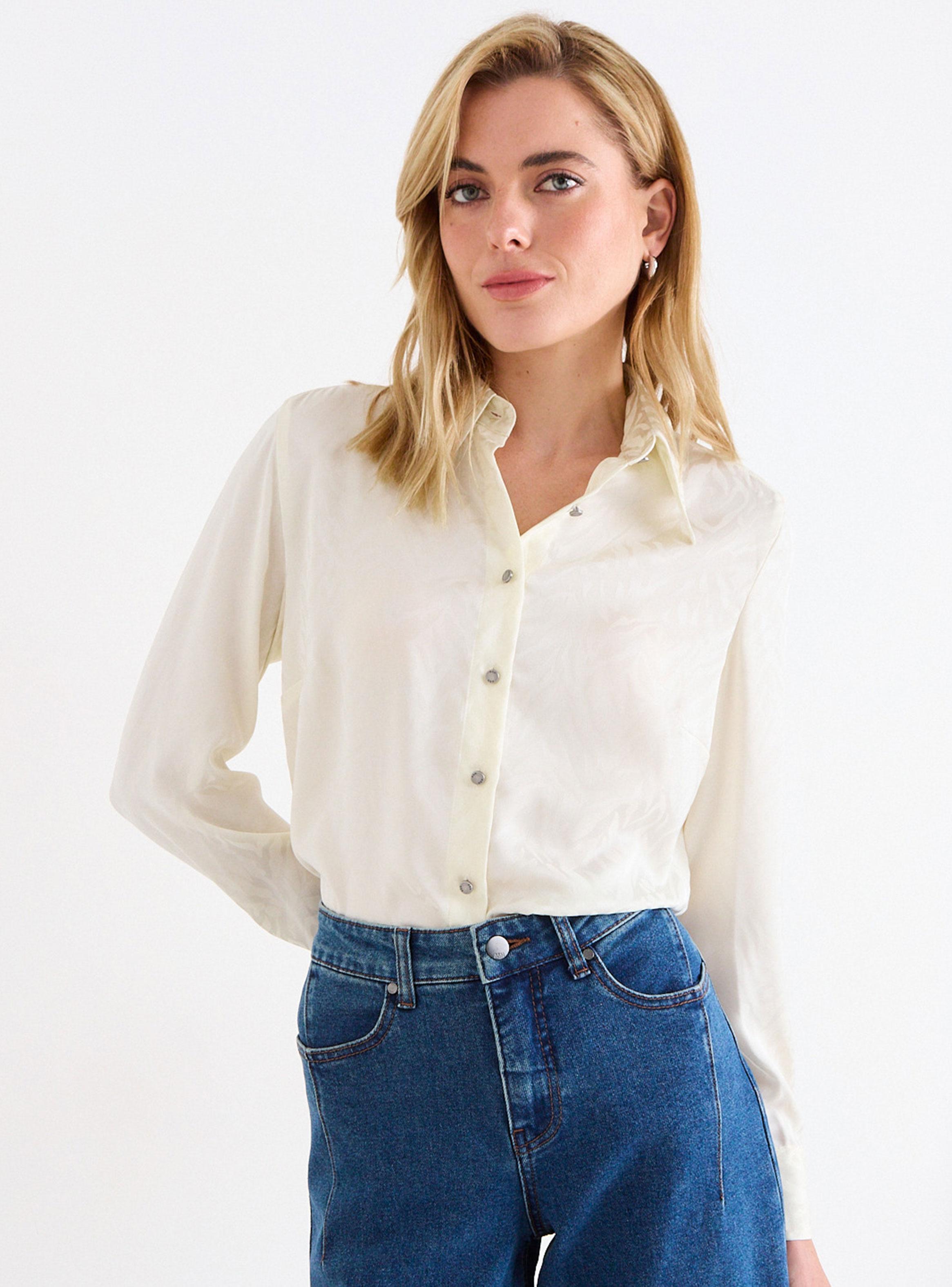 Blusa Camisera Manga Larga-0