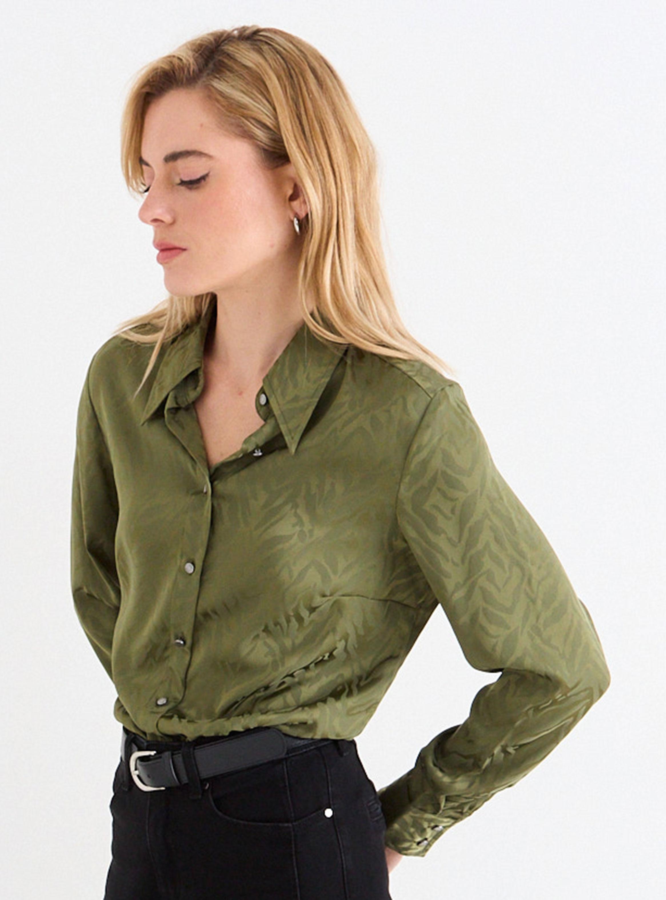 Blusa Camisera Manga Larga Regular-2