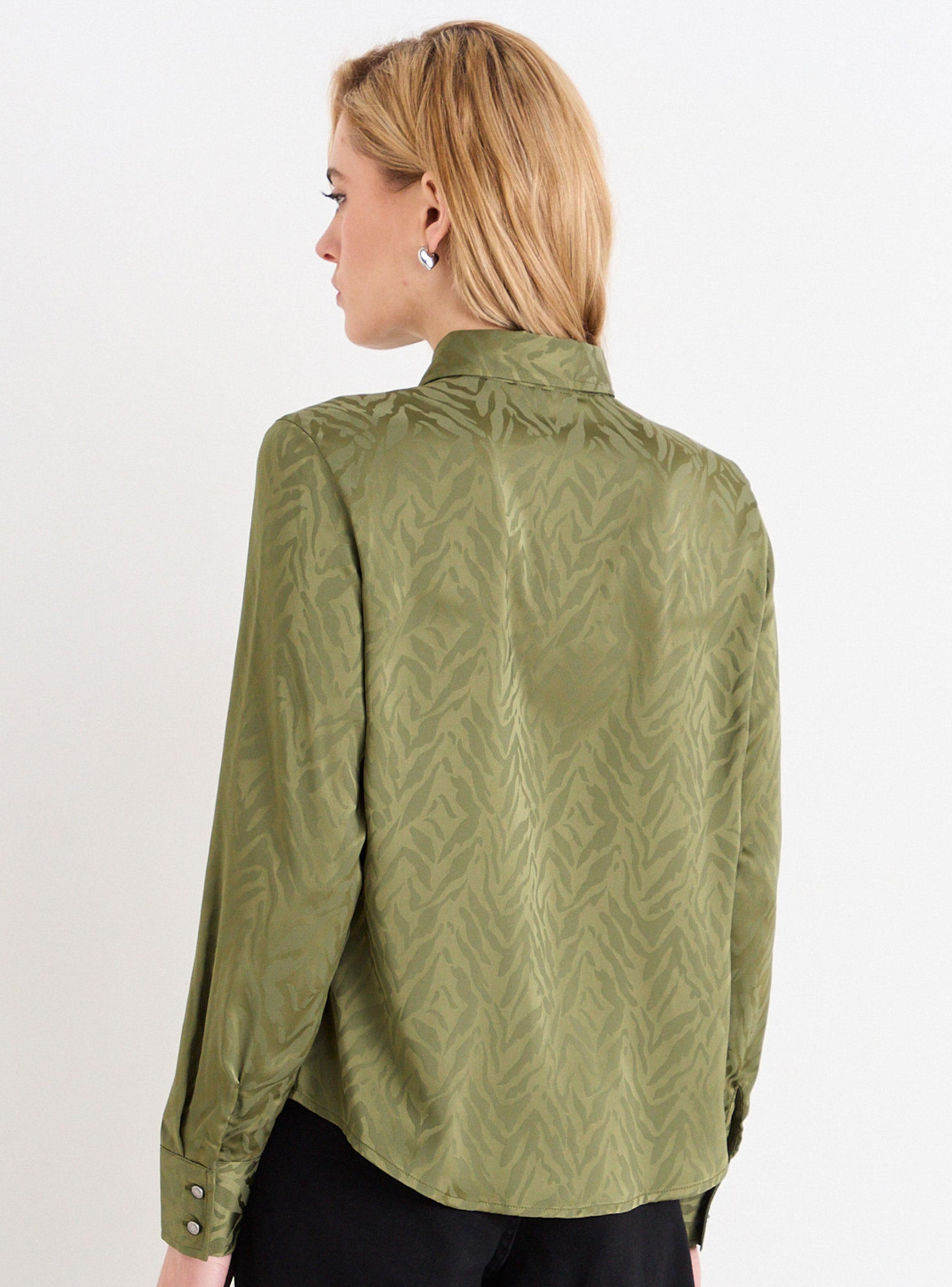 Blusa Camisera Manga Larga Regular-1